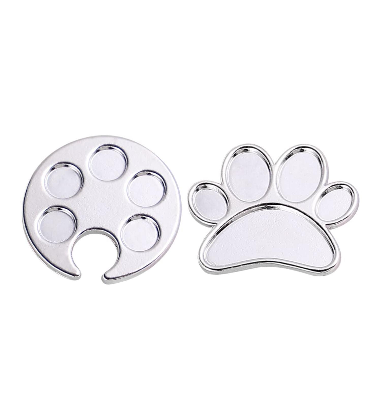 2-St Ring Palette Finger Ring - Nail Art Mixing Shell & Nail Polish Ring for Creative Nail Designs - Buy Online on GoSupps.com