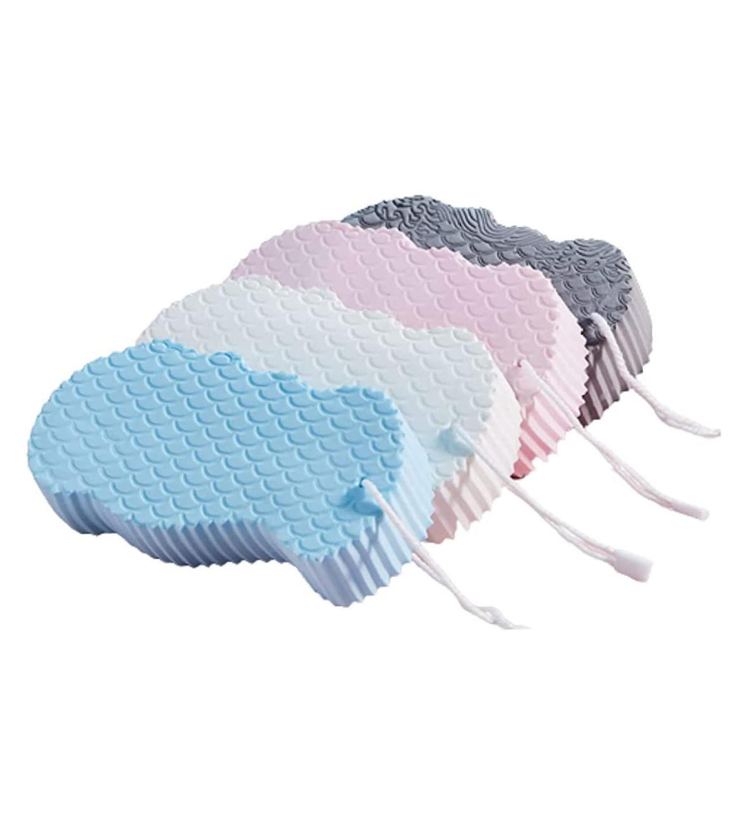 FENGZHAO Bath Sponge 4pcs Exfoliating Shower Brushes Set for Women - Soft Sponge for Dead Skin Removal - Buy Online on GoSupps.com
