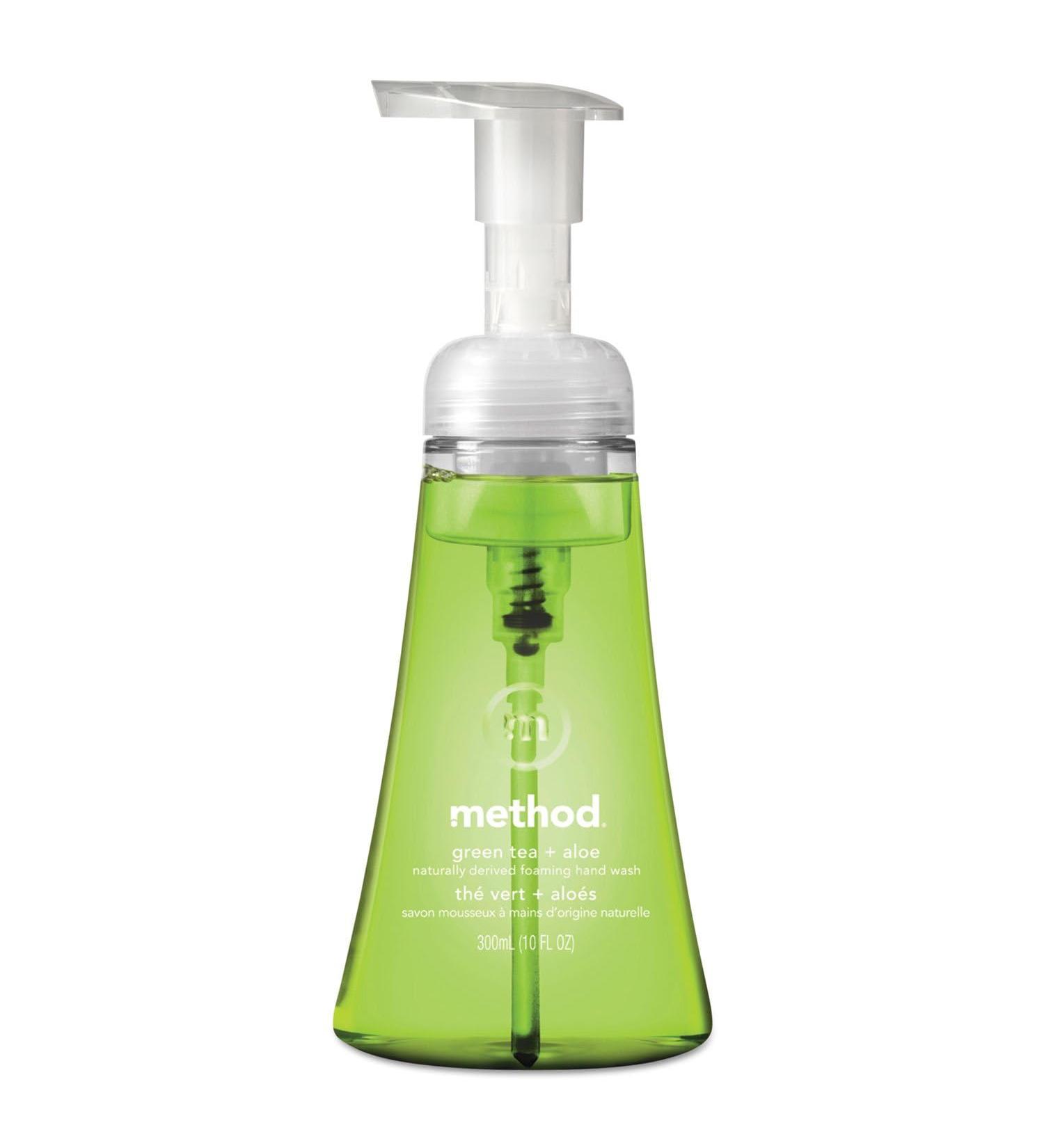 Method Foaming Hand Soap - Green Tea + Aloe Biodegradable 10 Fl Oz | Eco-Friendly International Shipping - Buy Online on GoSupps.com