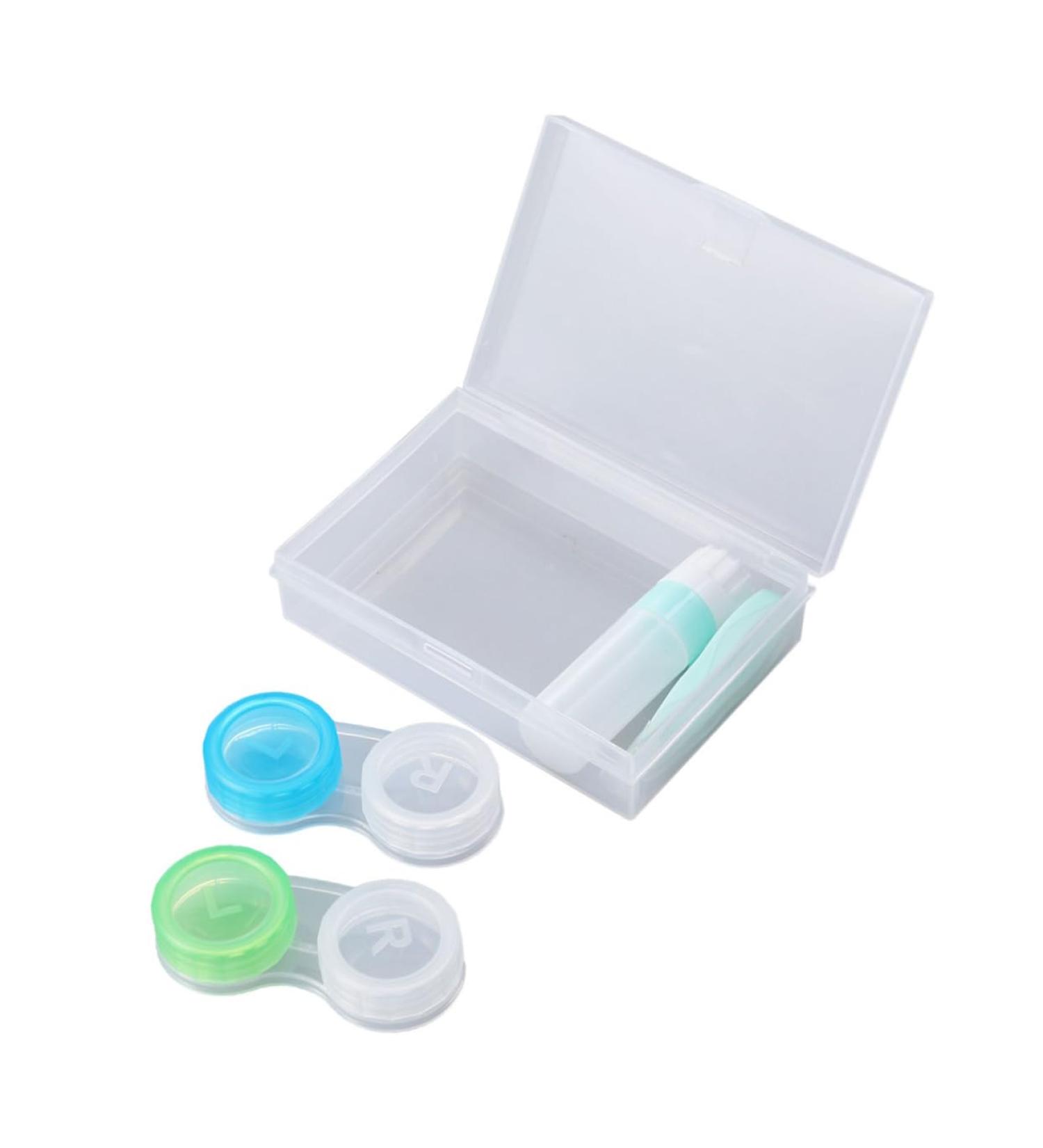 Buy Homsfou 2-St Lens Container - Stylish Double Boxes for Contact Lens Storage | International Shipping Available - Buy Online on GoSupps.com