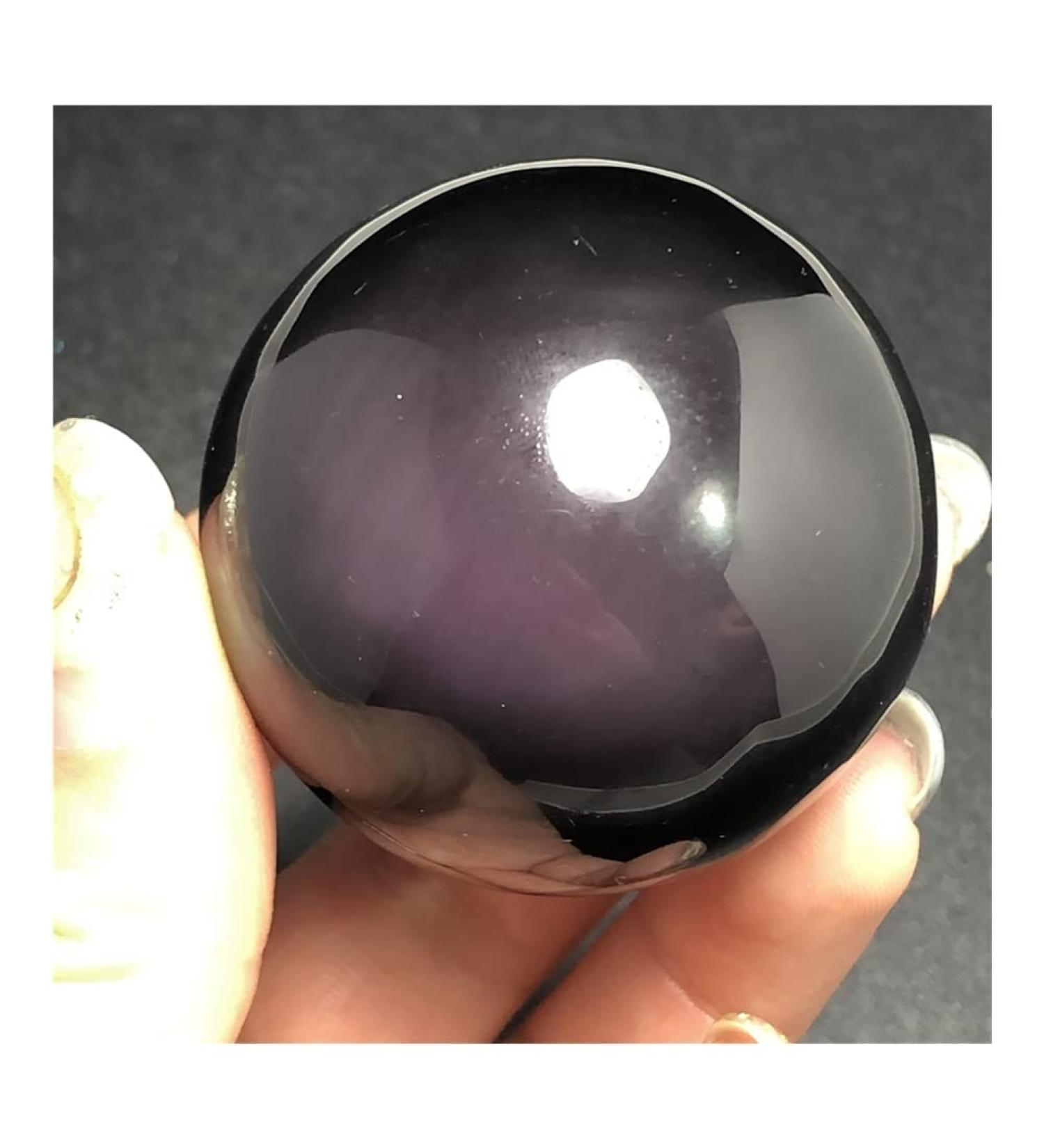 Natural Crystal Rough 4cm 1PC Natural Colorful Obsidian Crystal Ball Stones - Buy Online on GoSupps.com