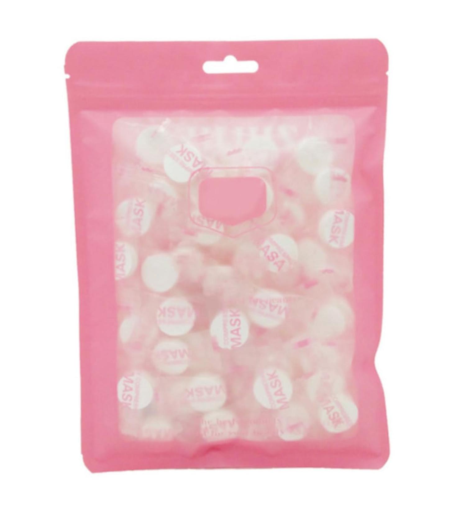 Buy Compressed Facial Cover Sheets - 100PCS Natural Cotton Moisturizer for DIY Skincare | International Shipping Available - Buy Online on GoSupps.com