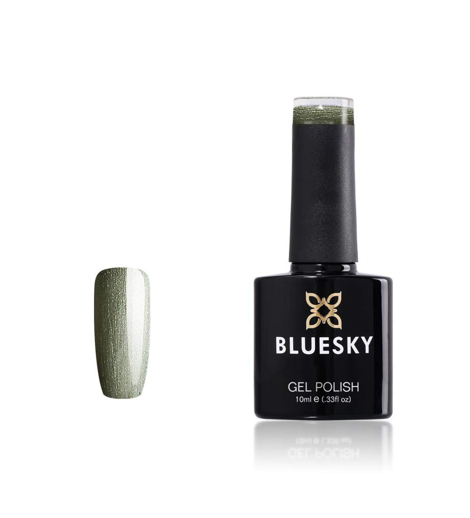 Bluesky Gel Nail Polish Olive Green 80572 Long Lasting Chip Resistant 10 ml (Requires Curing Under UV LED Lamp) - Buy Online on GoSupps.com