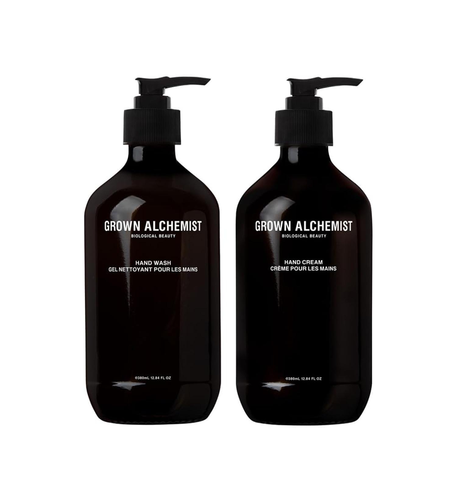 Grown Alchemist Clean & Protect Twinset Hand Care Set - Hydrating Botanicals - 2 Pack (500ml) for Nourished Skin - Buy Online on GoSupps.com