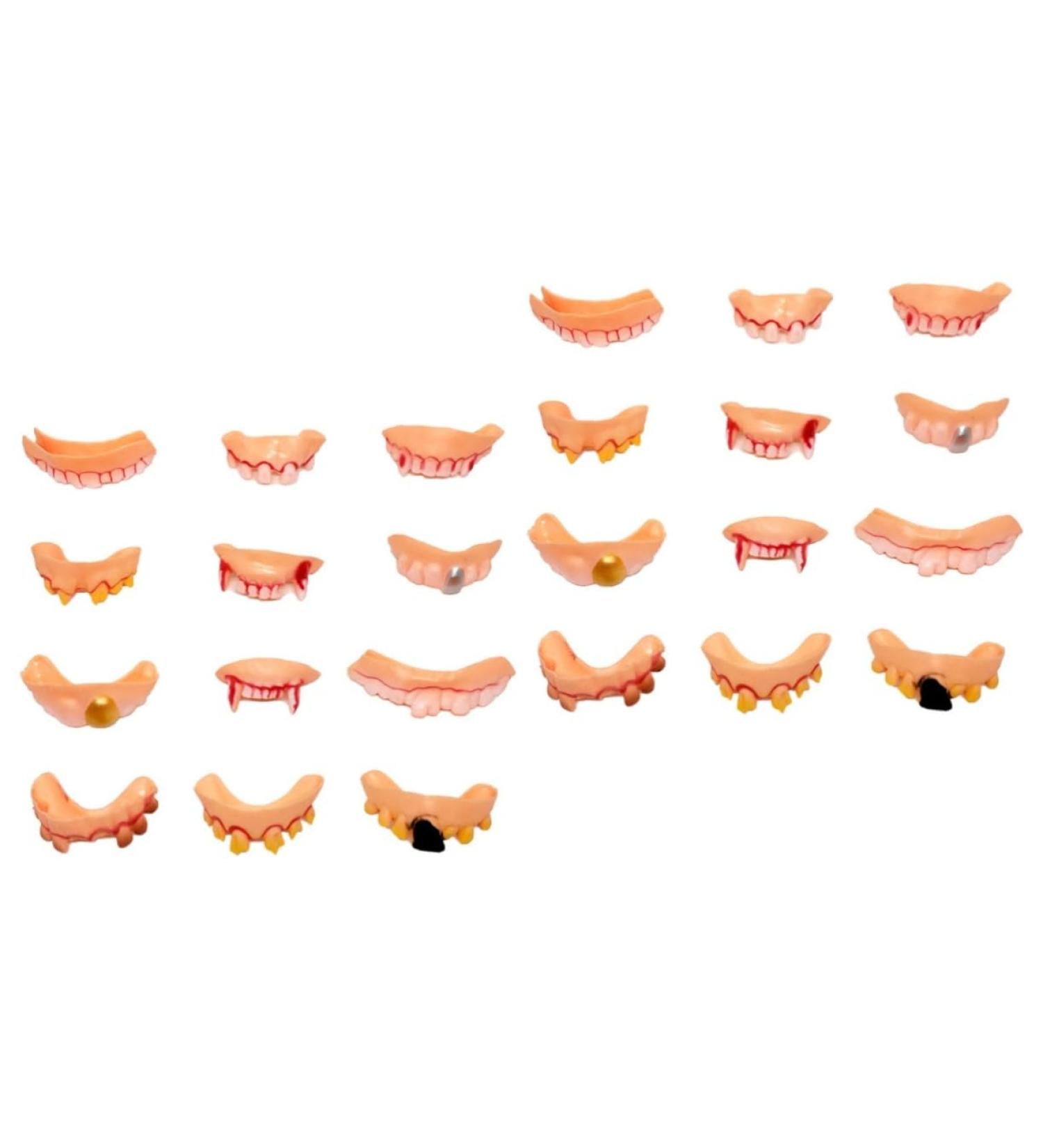 Buy Gadpiparty 48 Pcs Halloween Fake Teeth | Vampire Prosthesis & Ugly Teeth for Adults - Buy Online on GoSupps.com