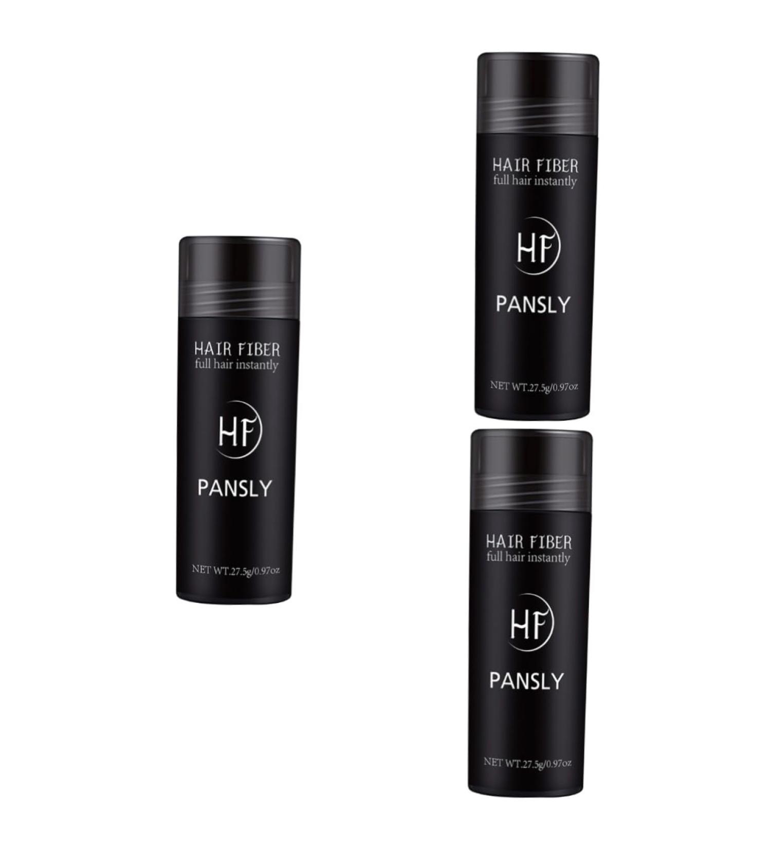 Beavorty 3 Pcs Hair Fibers for Thinning Hair Keratin Thickening Hair Fibres Hair Thickening Black - Buy Online on GoSupps.com