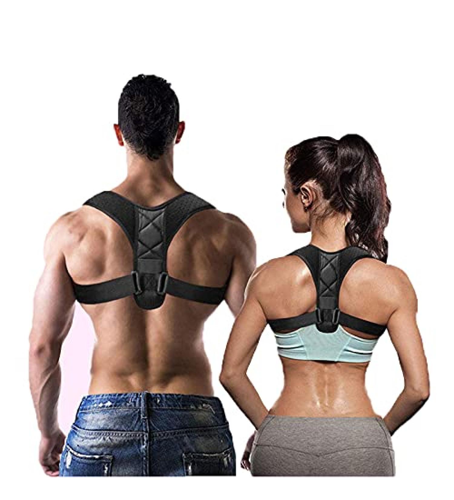 Medical Adjustable Clavicle Posture Corrector Men Woemen Upper Back Brace Shoulder Lumbar Support Belt Corset Posture Correction lofty ambition - Buy Online on GoSupps.com
