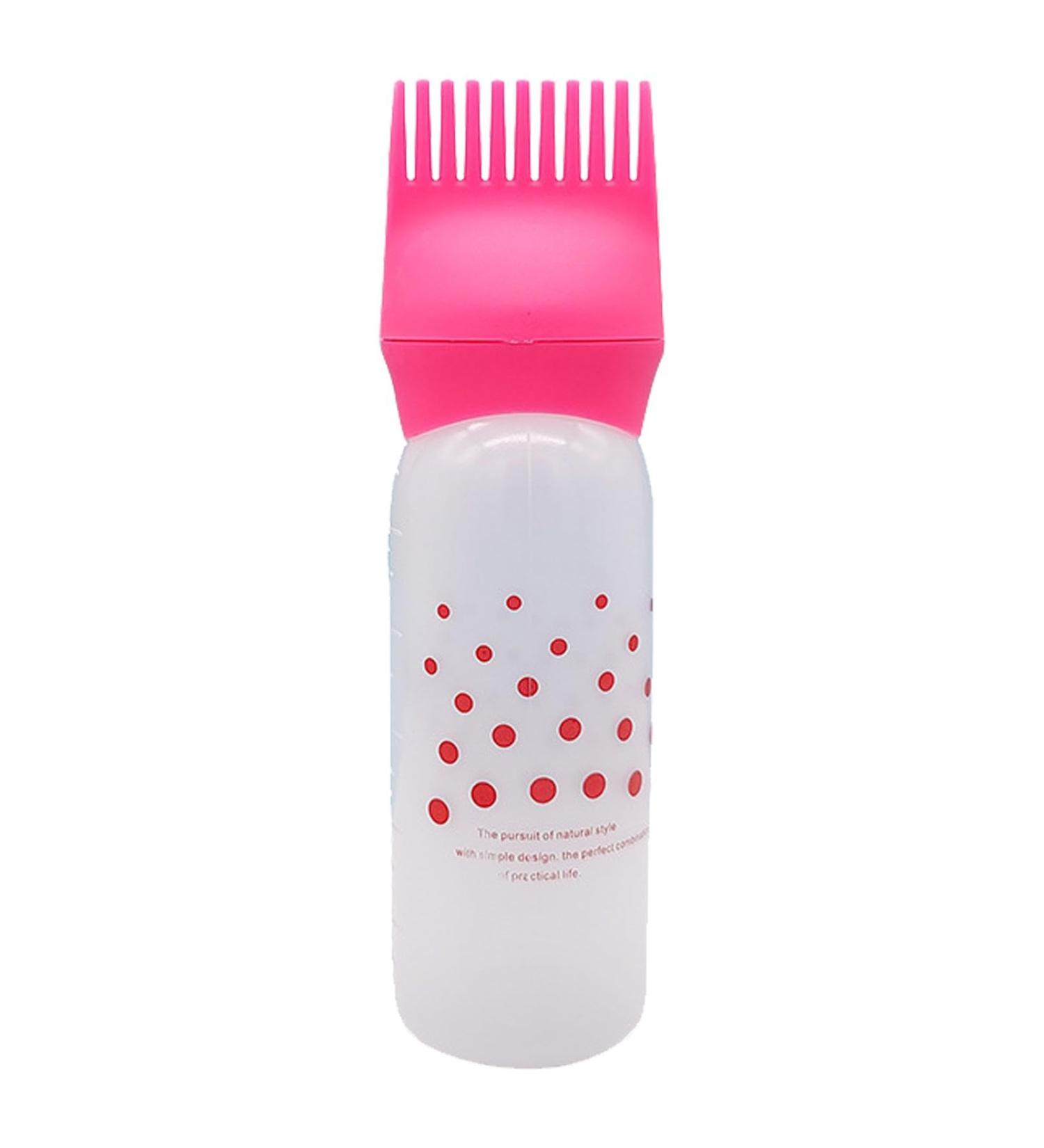 Shenrongtong Scalp Applicator Comb | Bottle Applicator Brush Hair Oiling Applicator Bottle Hair Dye Brush Bottle Lightweight Oil Bottle Applicator Brush for Hair Dyeing Scalp Red - Buy Online on GoSupps.com