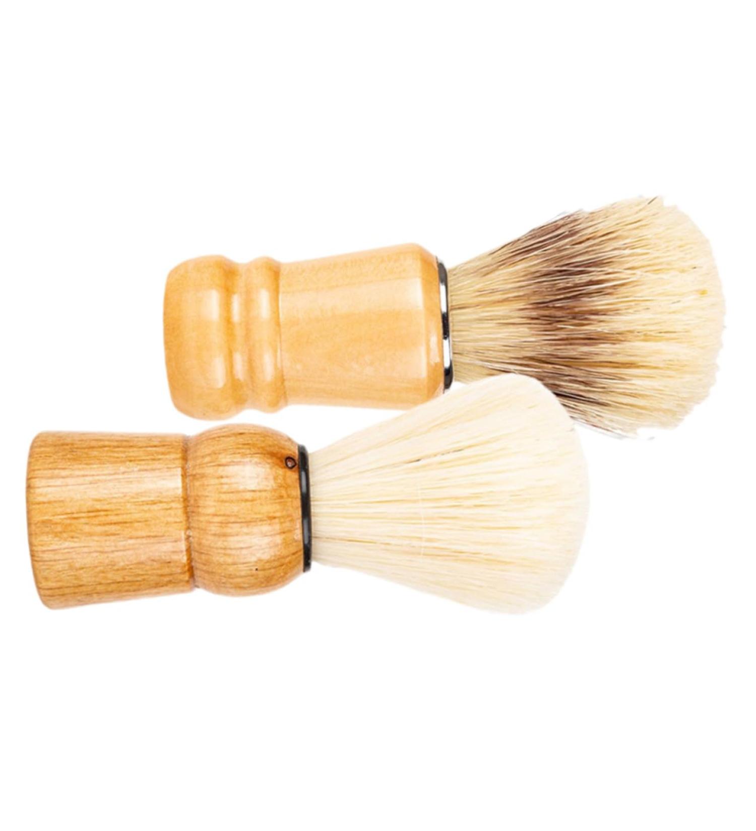 Magiclulu Wooden Handle Razor Brush - Premium Shaving Brush for Men | Perfect Father's Day Gift - Buy Online on GoSupps.com