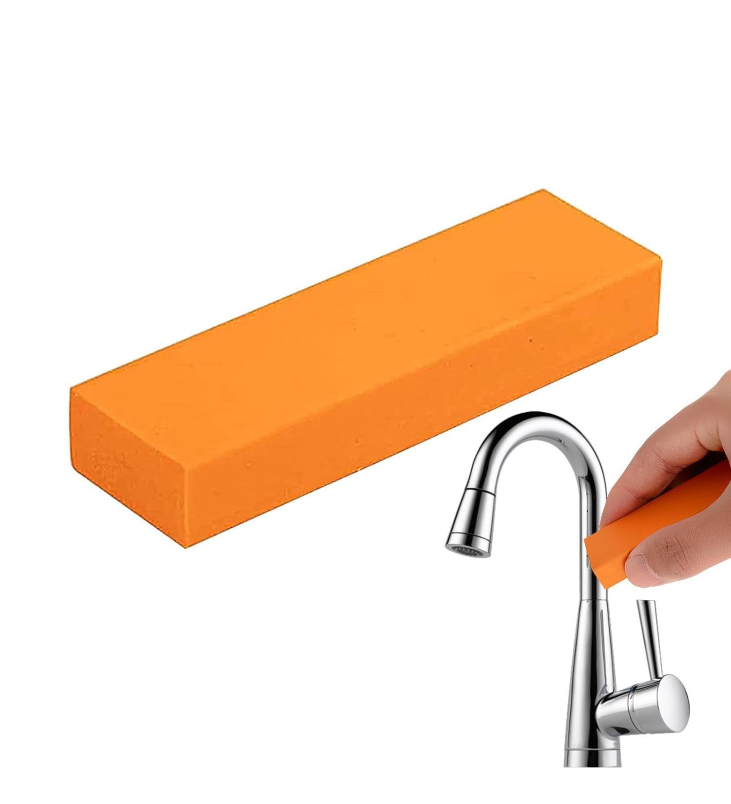 Stainless Steel Stain Eraser | Limescale Eraser Sponge | Kitchen Faucet Cleaner Multipurpose Rust Remover Decontamination Artifact Home Kitchen Cleaning Tools Rowces - Buy Online on GoSupps.com