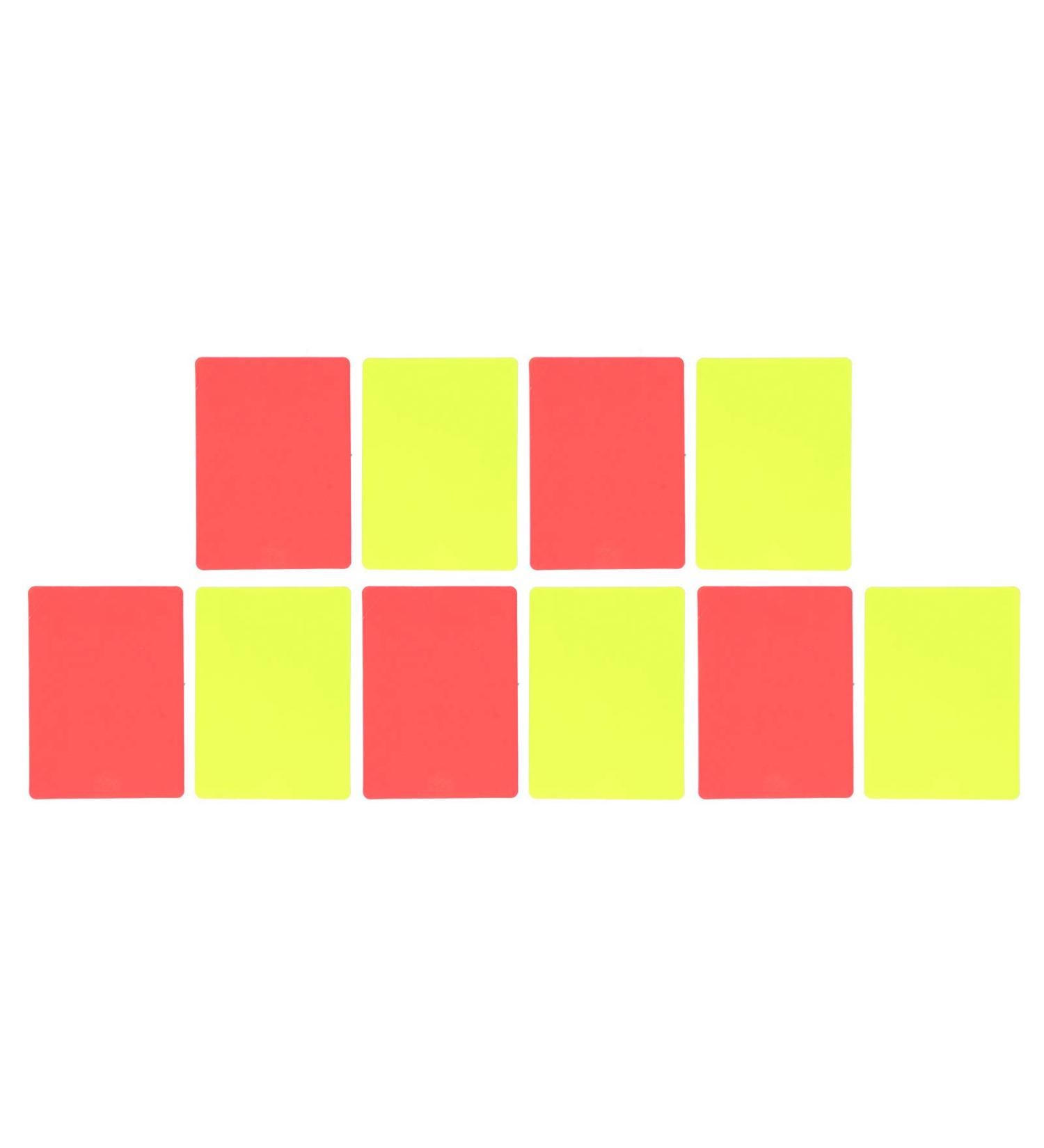 Estink Football Red and Yellow Card Set - Referee Tool for Matches in Schools or Stadiums - Buy Online on GoSupps.com