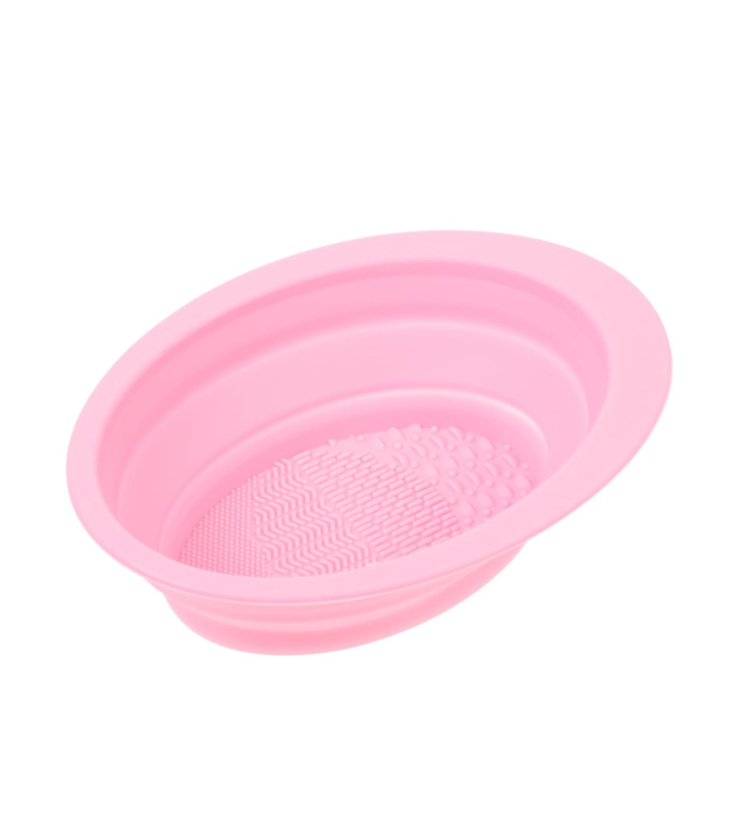 Shop Pink Cleaning Pad - Makeup Brush Cleaner & Rinsing Tool | 14.5x11cm - Perfect for Beauty Routine - Buy Online on GoSupps.com