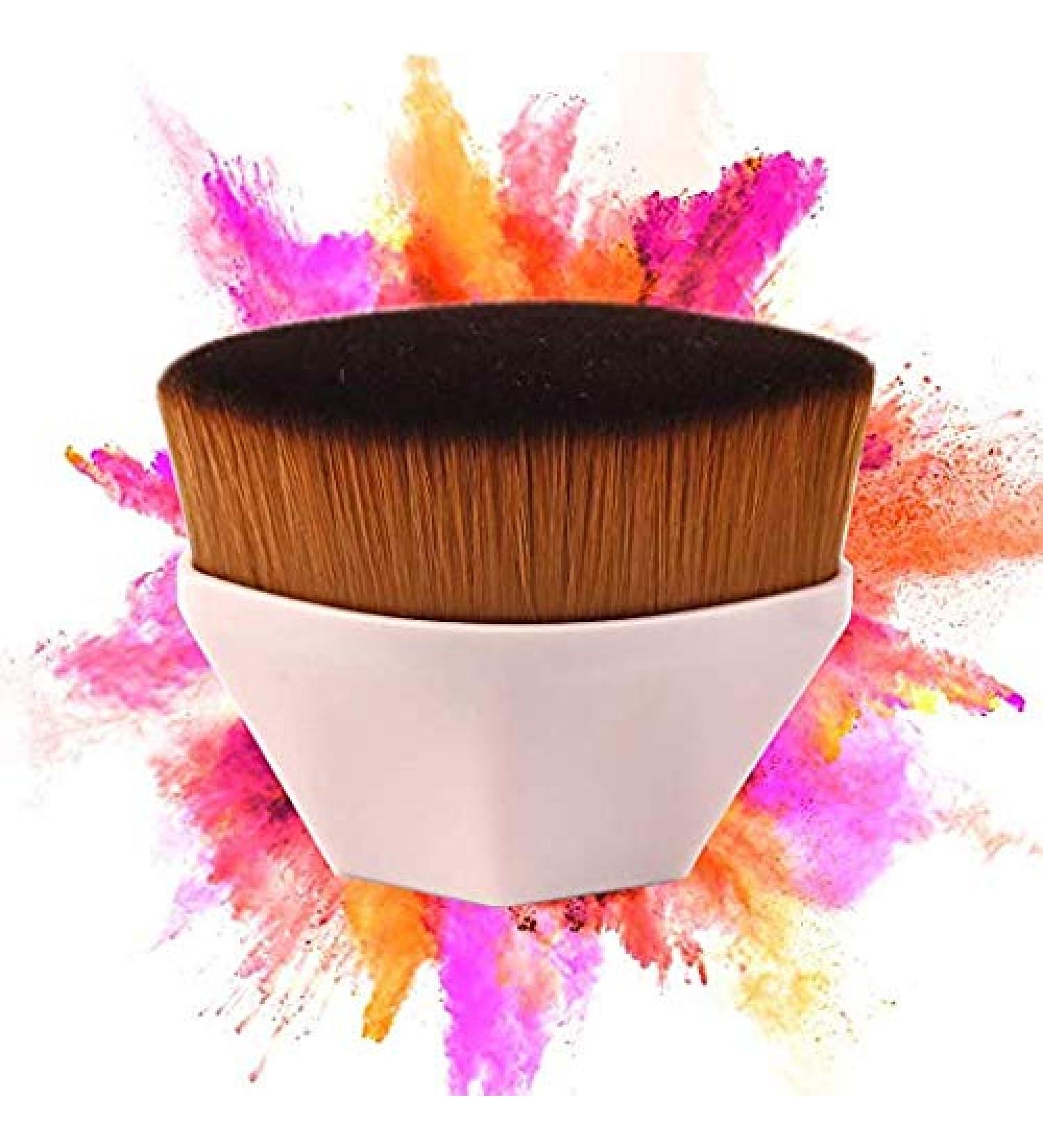 2pcs Kabuki Makeup Foundation Brush Set - Flawless Flat Top Blush & Liquid Powder Brush for Seamless Application | International Shipping Available - Buy Online on GoSupps.com