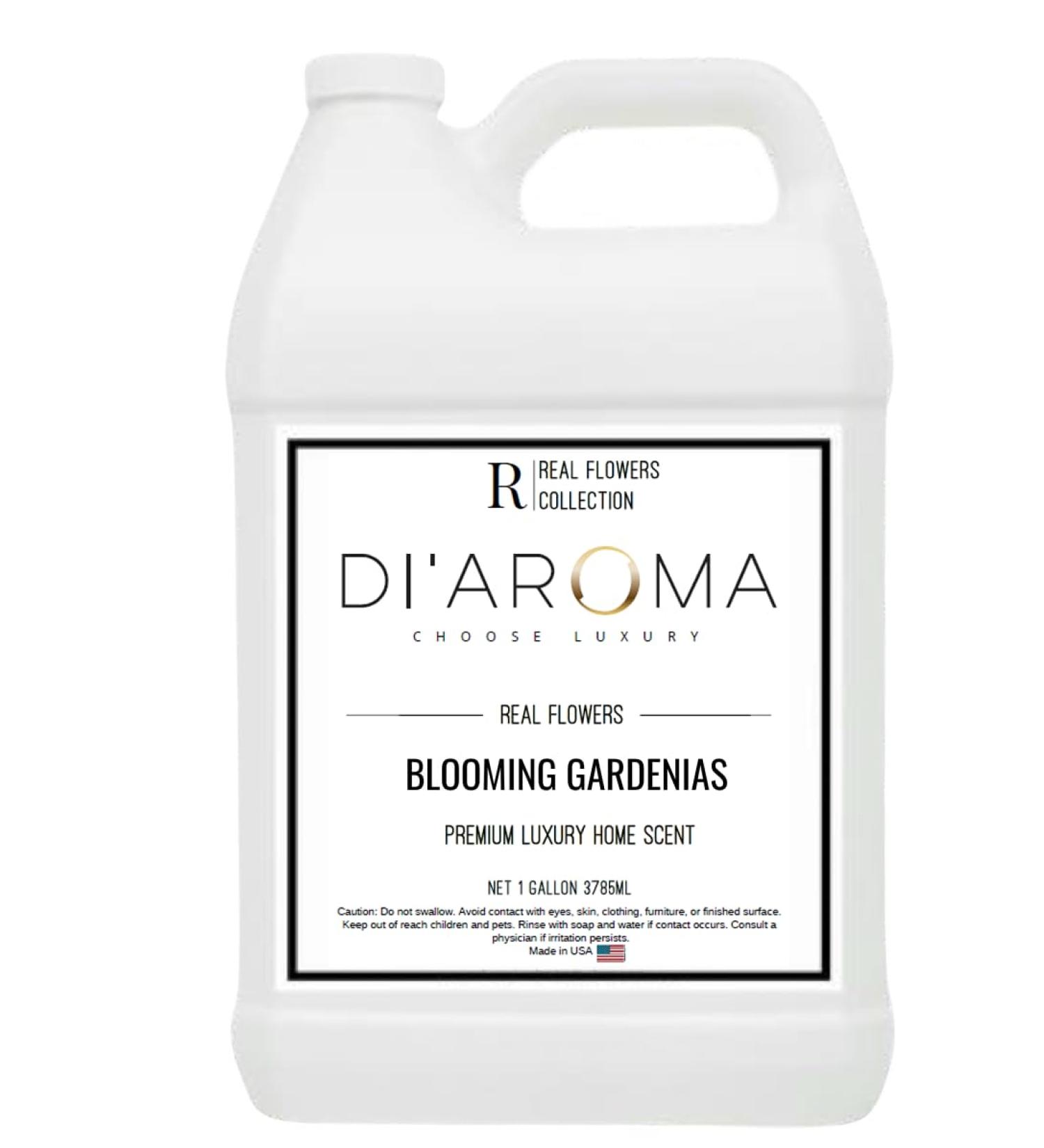 Mystic Romance Aroma Oil Blend Plastic Gallon Blooming Gardenias Flowers Collection Diffuser Aroma Oil Blends Waterless Diffuser Made in USA (Gallon Blooming Gardenias)