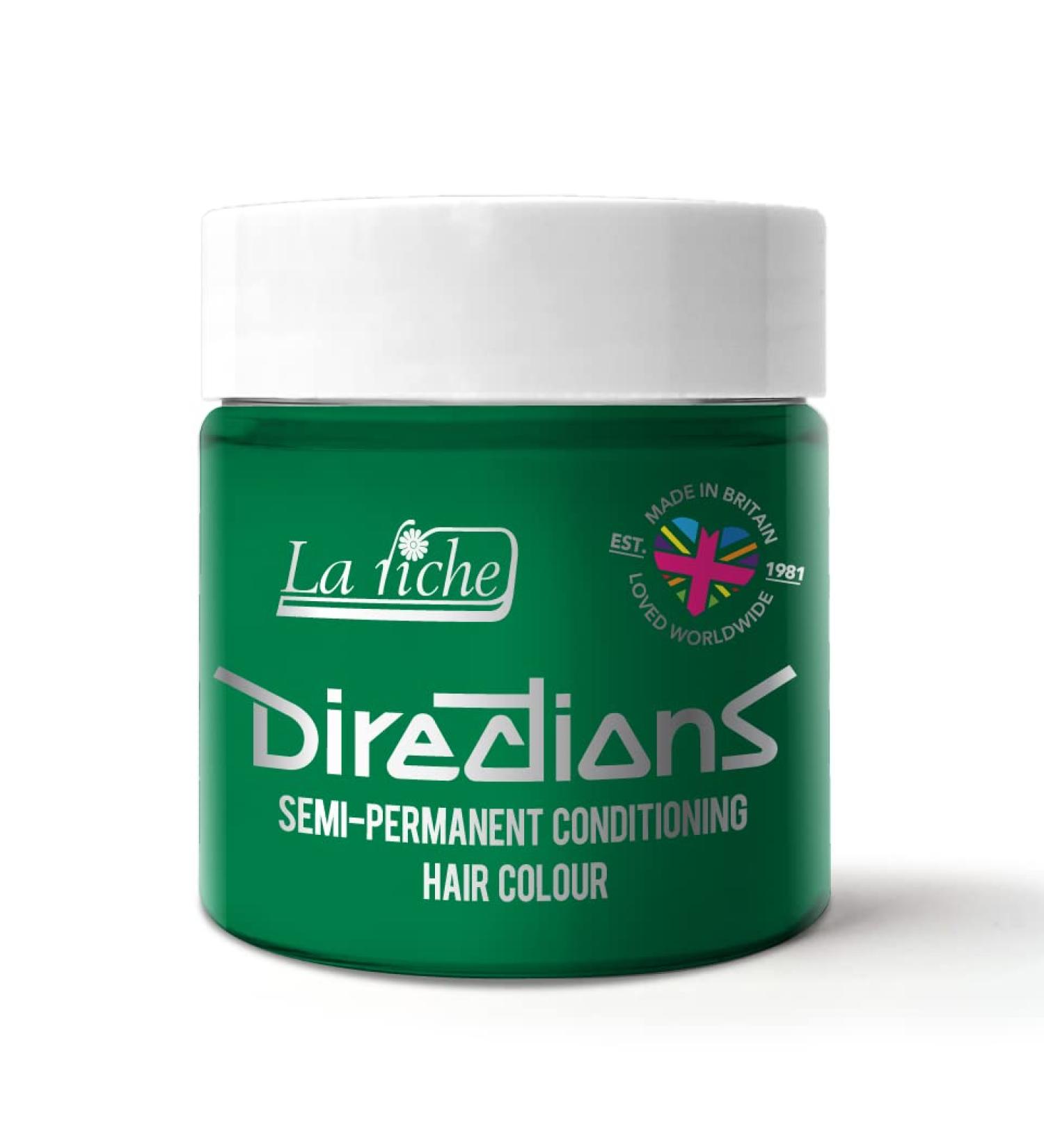La Riche Directions Semi-Permanent Hair Color 100ml Tub - Apple Green Apple Green 100.00 ml (Pack of 1)