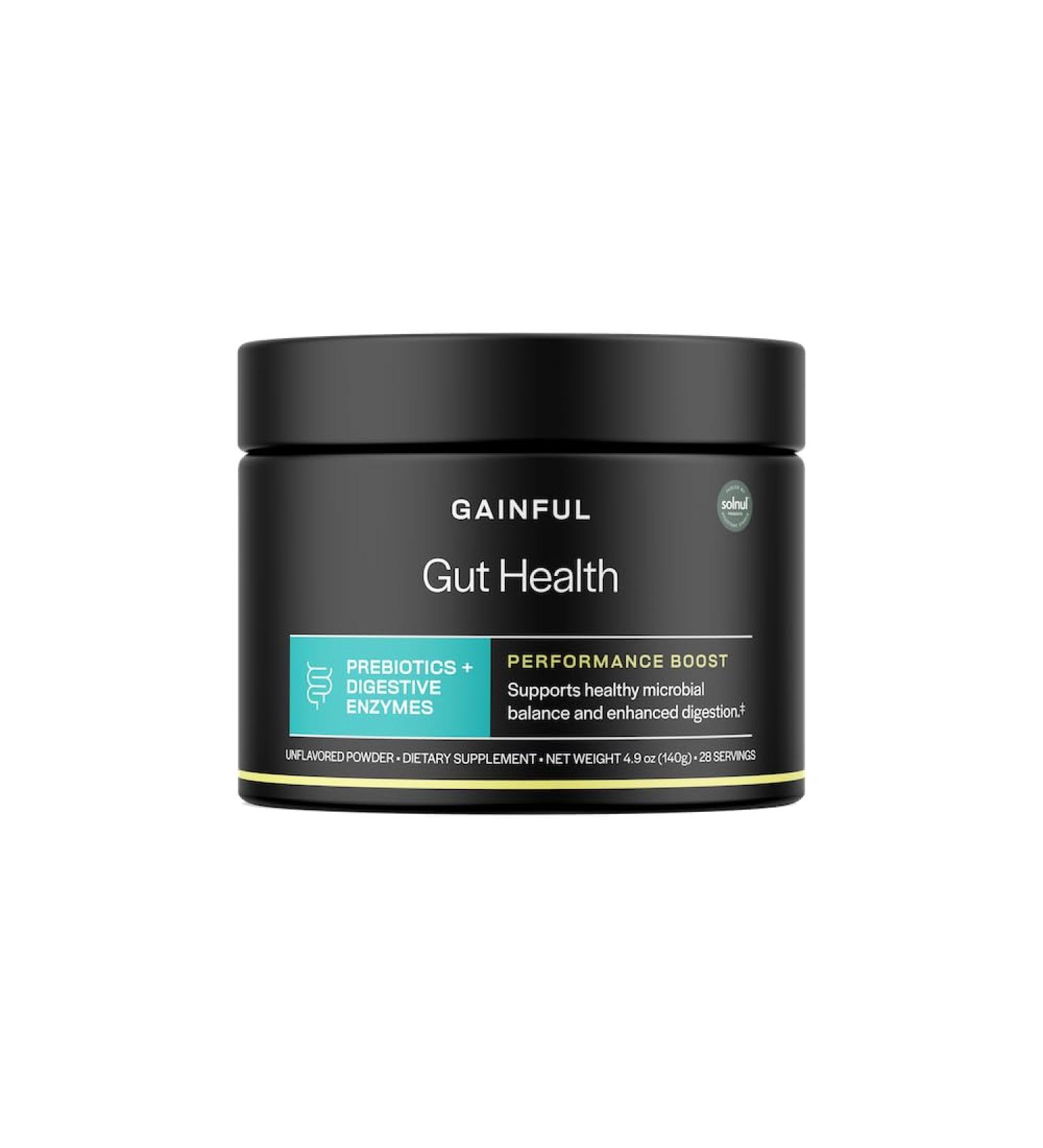 Gainful Gut Health Performance Boost Powder Drink Mix with Prebiotics and Digestive Enzymes Blend Supports Balance Daily Digestive Health & Gut Health Supplement Unflavored 28 Servings - Buy Online on GoSupps.com