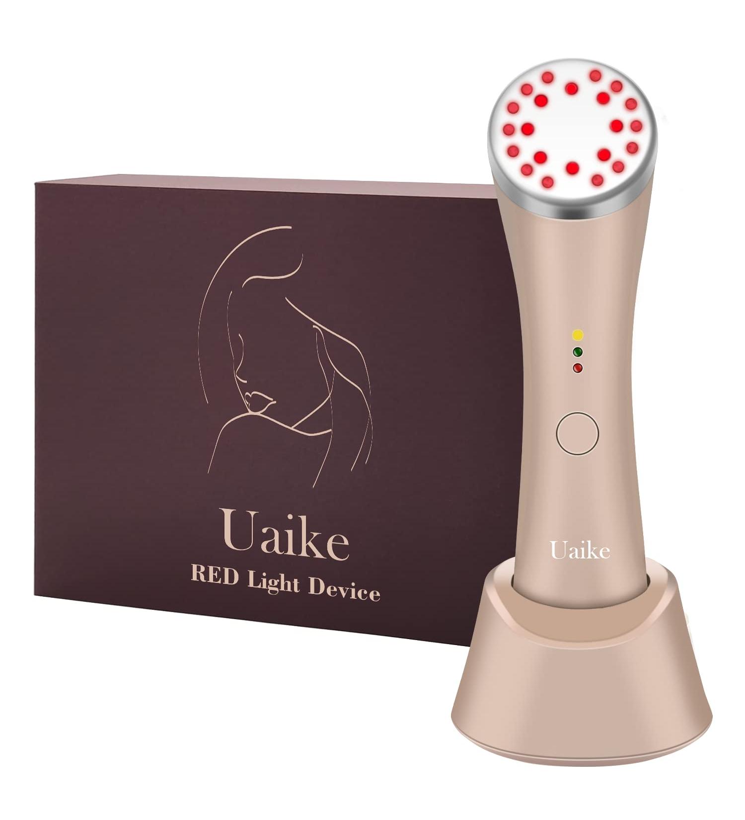 Uaike LED Red Light Therapy Device for Face - Anti Aging Skin Tightening Machine - Buy Online on GoSupps.com