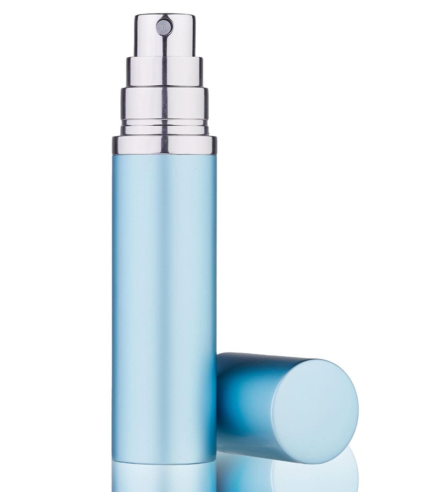 UULANFA Refillable Perfume Bottle Atomizer for Travel Portable Easy Refillable Perfume Spray Pump Empty Bottle for men and women with 5ml Mini Pocket Size P9-Blue  - Buy Online on GoSupps.com