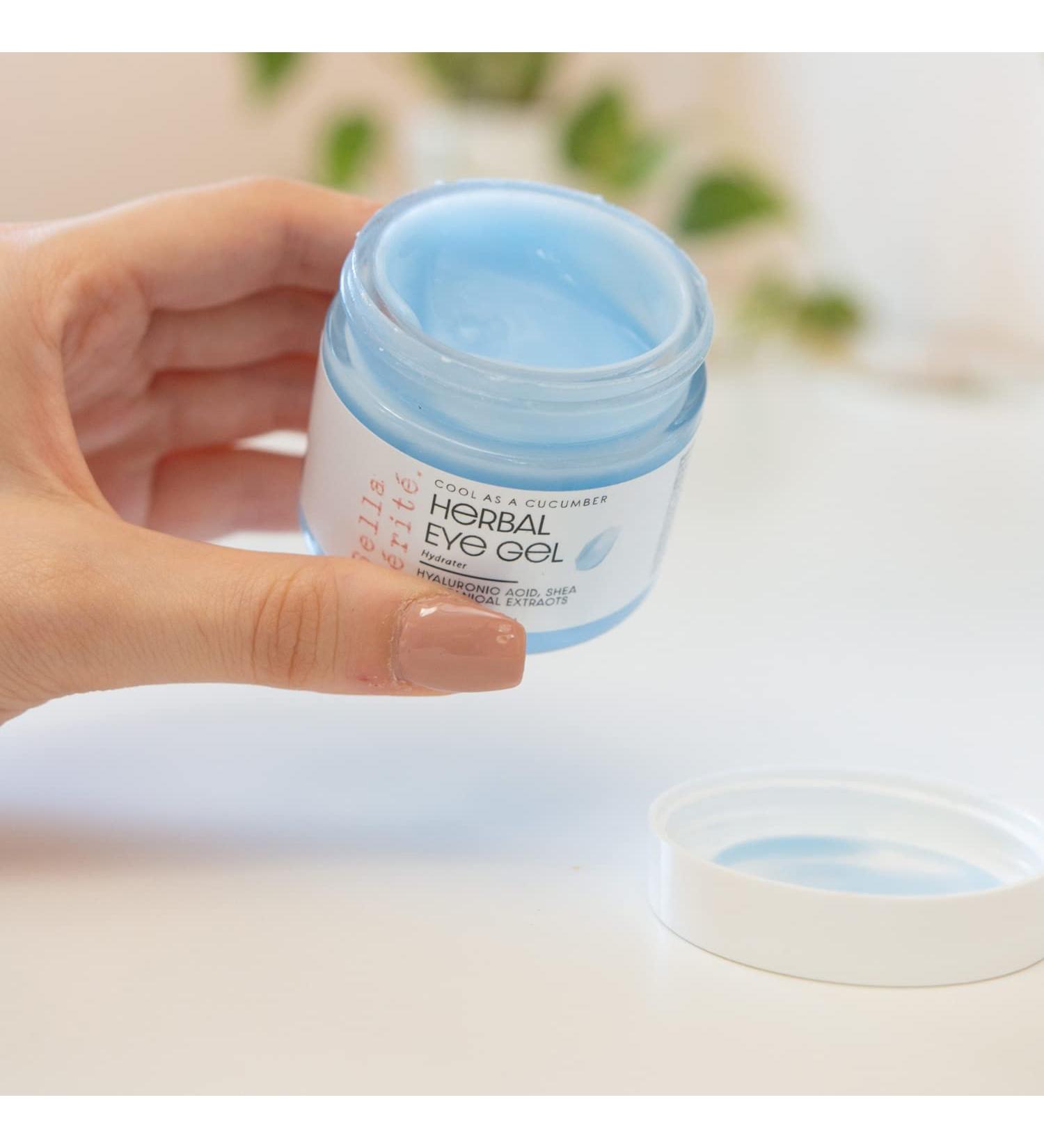 Bella V rit Cool As A Cucumber Anti-Aging Vegan Herbal Eye Gel - 2 Month Supply | Made in USA | Skin-Firming for Puffy Eyes, Dark Circles, Wrinkles & Fine Lines - Buy Online on GoSupps.com