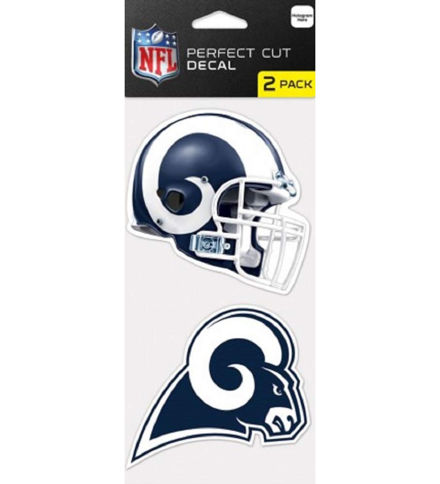 Wincraft Kansas City Chiefs set of 2 die-cut decals St. Louis Rams