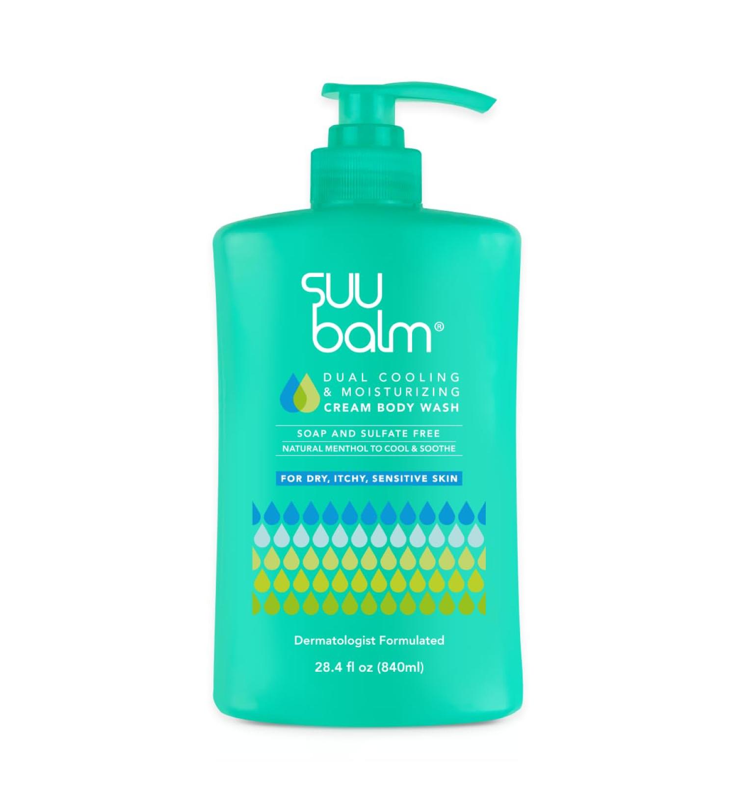 Suu Balm - Itch Relief Shower Gel Psoriasis Eczema Body Wash - Dry Sensitive Skin Treatment (420ml) - Buy Online on GoSupps.com