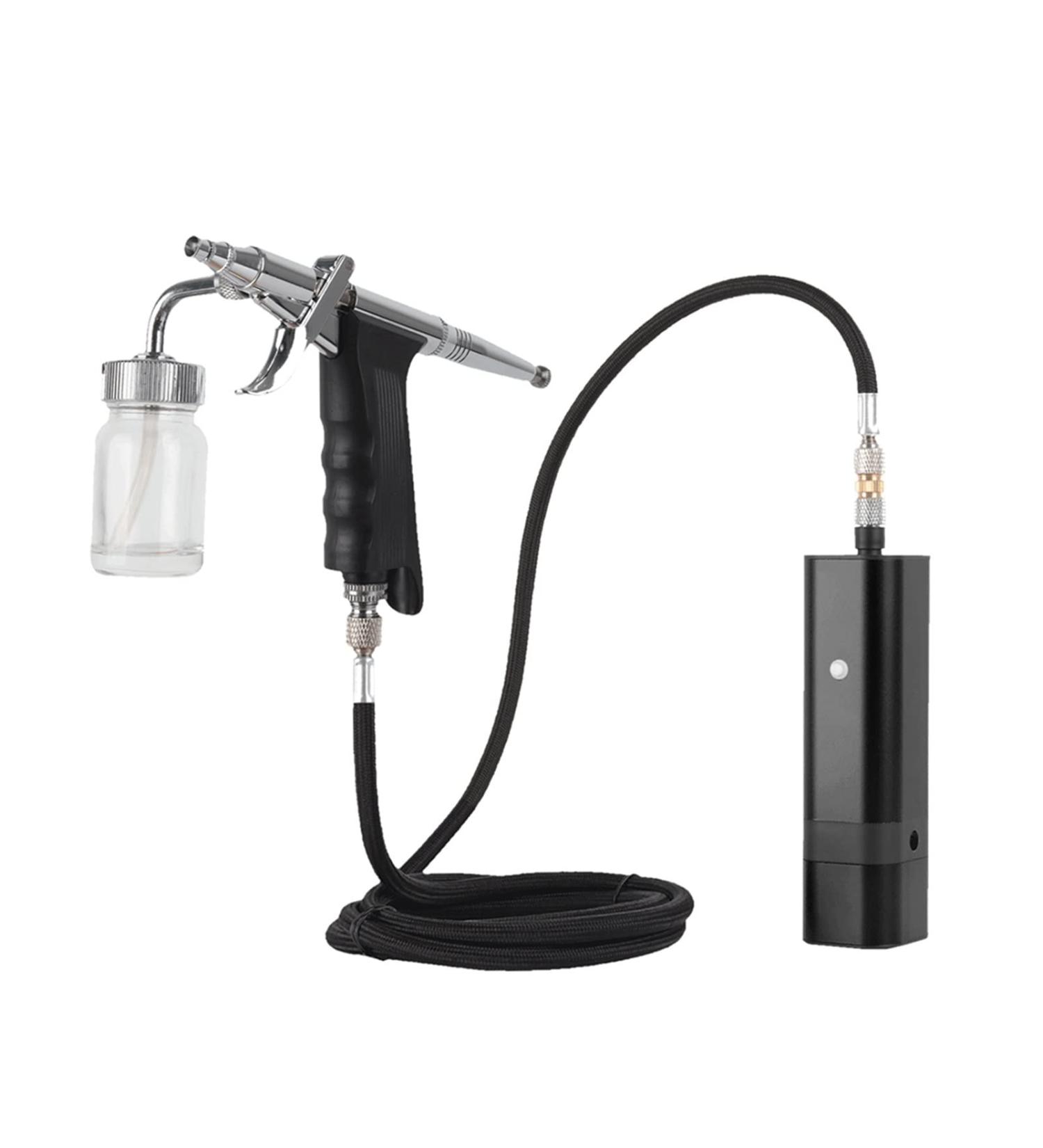 Universal Paint Spraye Cordless Airbrush Kit with Siphon Trigger Type Spray Gun for Art Model Body Paint Artist Makeup Nail Tattoos Cake Tools Painting Varnishing Lacquering - Buy Online on GoSupps.com