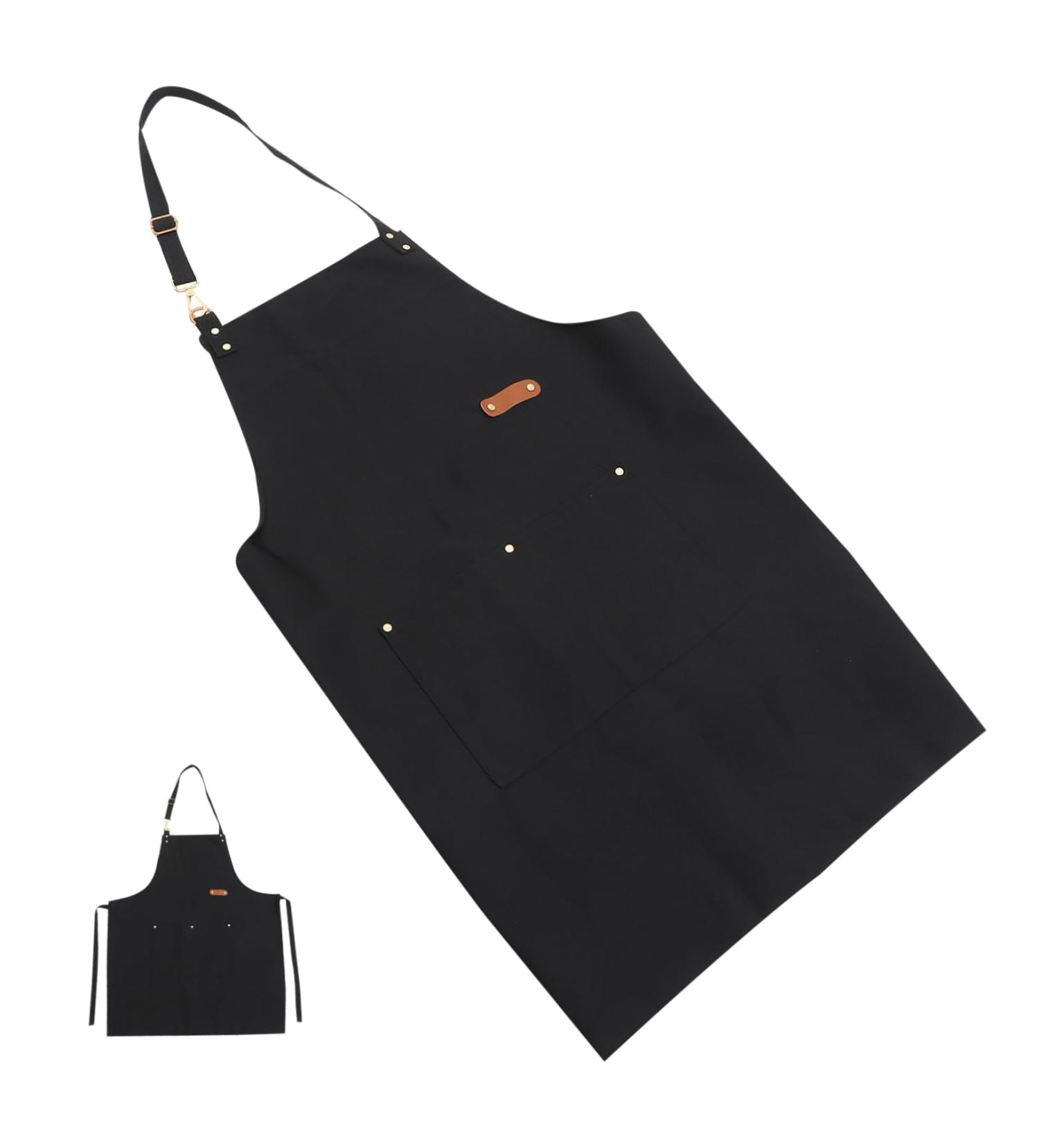 Ipetboom Barber Apron Kitchen Apron Mens Apron Serving Apron Polyester Apron Grill Aprons for Gardener Pocket Apron Overalls for Men Cafe Aprons Fabric Women's Kitchen Supplies Milk Tea - Buy Online on GoSupps.com