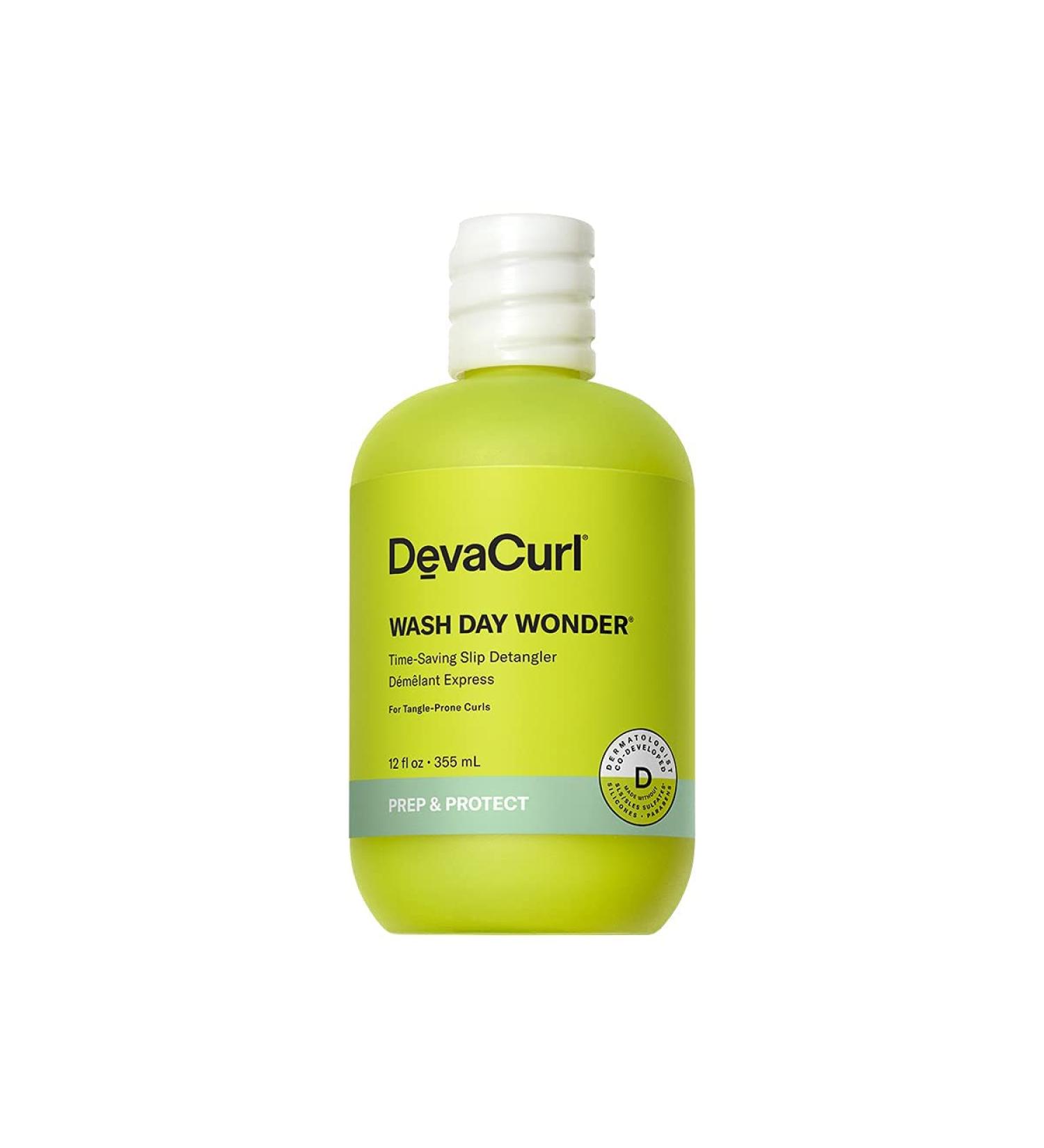 DevaCurl Wash Day Wonder Detangler | Time-Saving Tangle Release Complex | 12 fl oz | No Buildup Formula for Effortless Hair Care - Buy Online on GoSupps.com