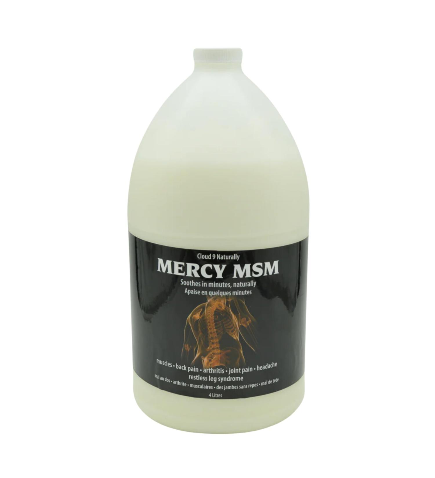 Cloud 9 Naturally Mercy Lotion 4L (135.26 fl oz) Bulk Refill Jug Lightweight Moisturizer for Dry Skin Hydrating Body Lotion Unscented Made in Canada - Buy Online on GoSupps.com