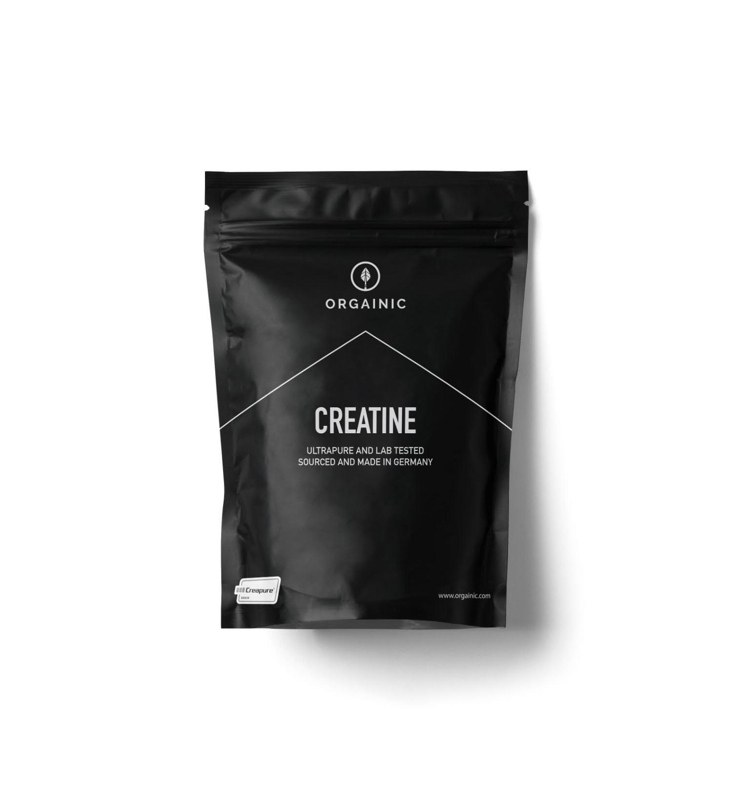 ORGAINIC Creapure Creatine Monohydrate 100% Pure Creatine Made in Germany 500g