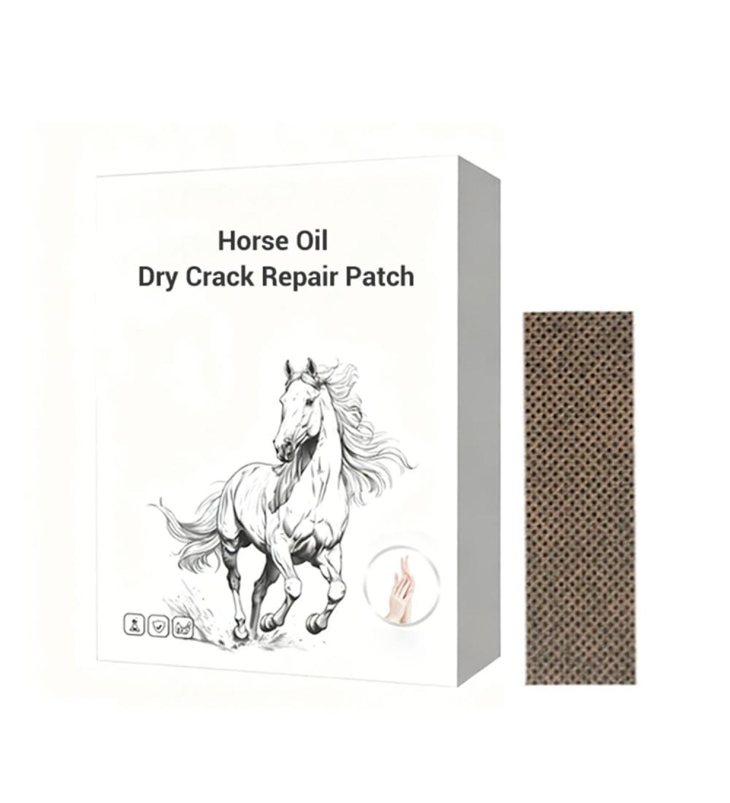 Horse Oil Dry Crack Repair Patch foot cream for dry cracked heels and feet Horse Oil foot balm repairing cream for knees elbows and hands Hands - Buy Online on GoSupps.com