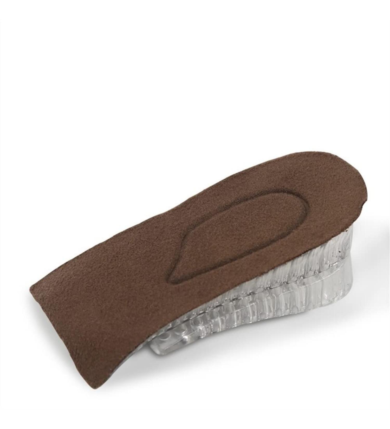 Grips Heel Liner TPR detachable Shoe Lift Heel Cushion Support Women Comfort Stand for Heel Spurs and Pain Relief(Brown Medium)