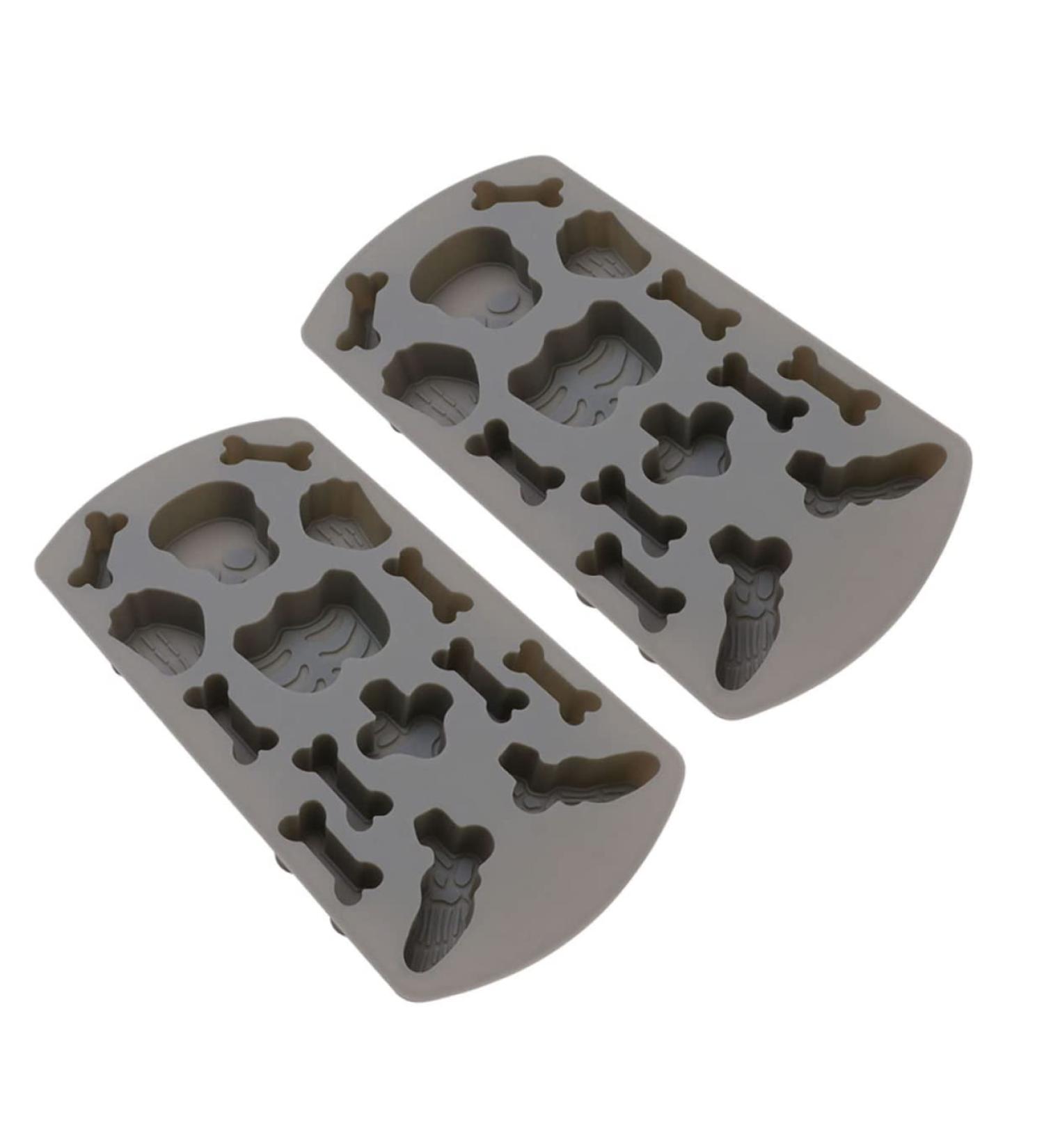 Alipis 2pcs Dessert Dark Molds Grey Bones Shape Cakes Baking Silicone Creative Skeleton Bone-Shaped Shaped - Buy Online on GoSupps.com
