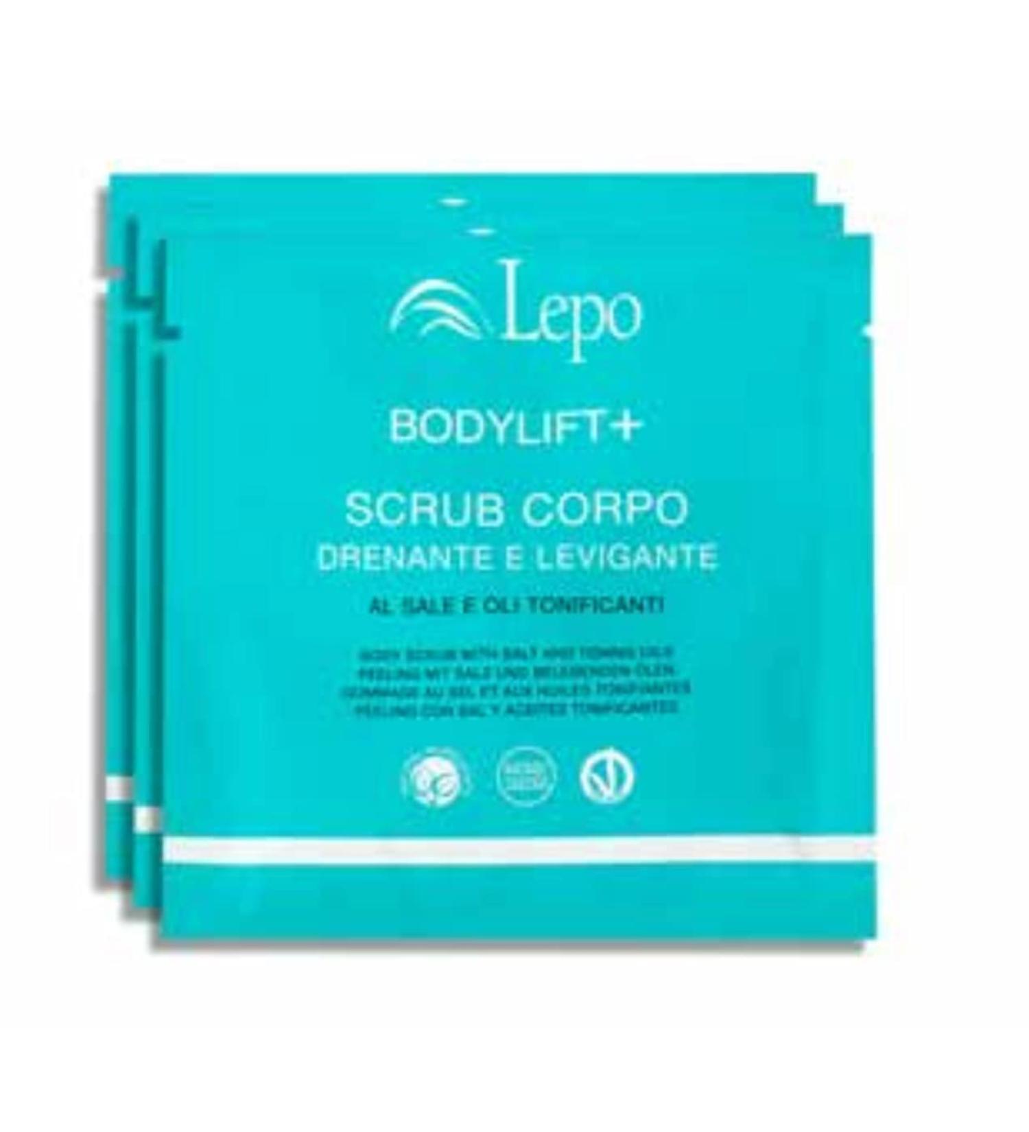 BODYLIFT+ SCRUB BODY DRENDUANT LEVIGANT WITH SALE AND TONING OILS SET OF 3 TREATMENTS