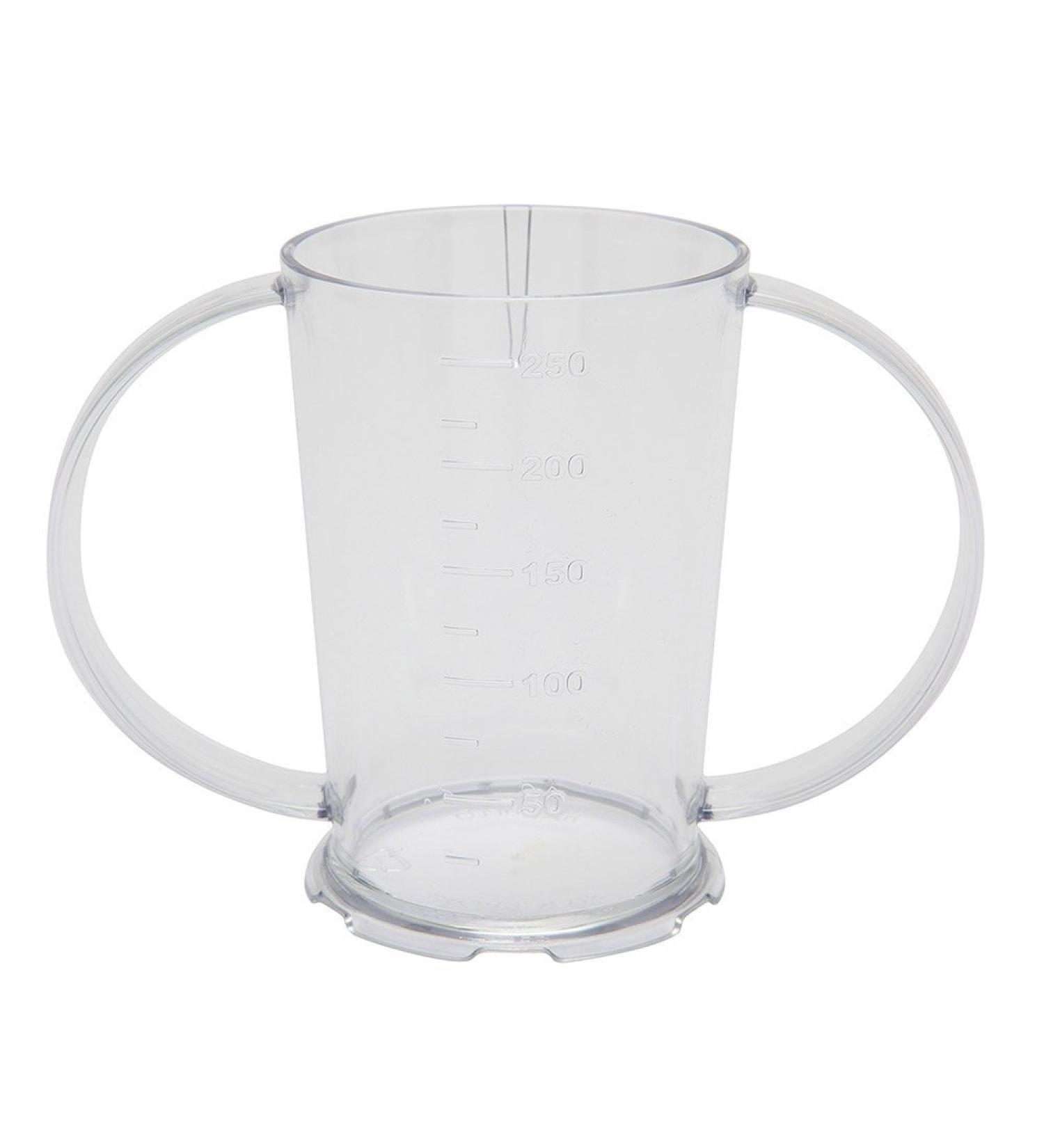 NRS Healthcare Graduated Two Handled Beaker Transparent Single