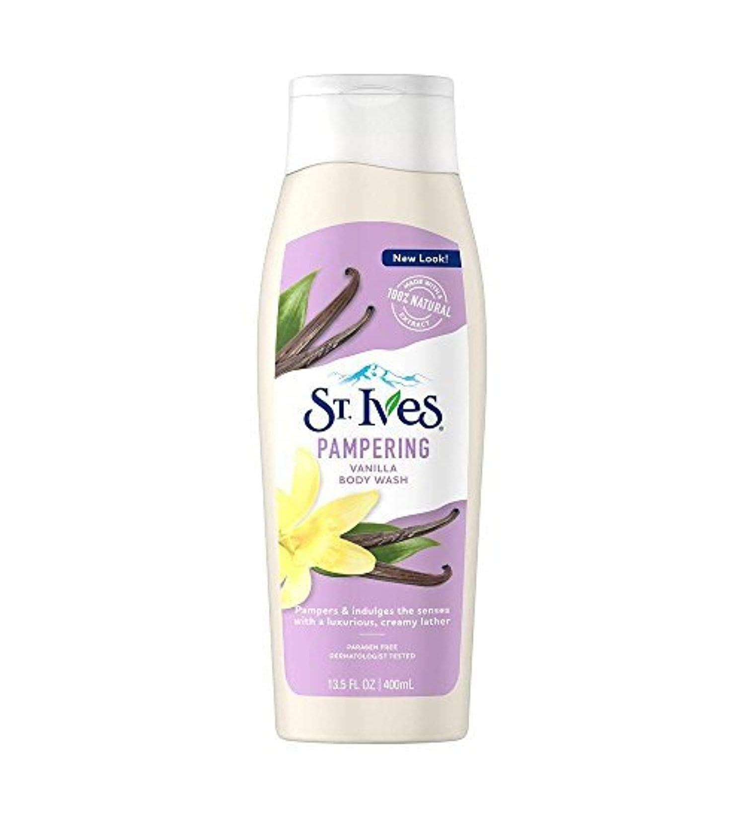 Buy St. Ives Rich & Creamy Vanilla Body Wash 13.5 oz | International Shipping Available - Buy Online on GoSupps.com