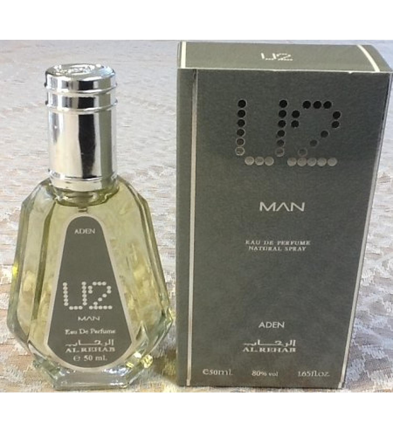 U2 MAN - Eau De Perfume Natural Spray - 50 ml (1.65 fl. oz) by Al-Rehab- 6 pack