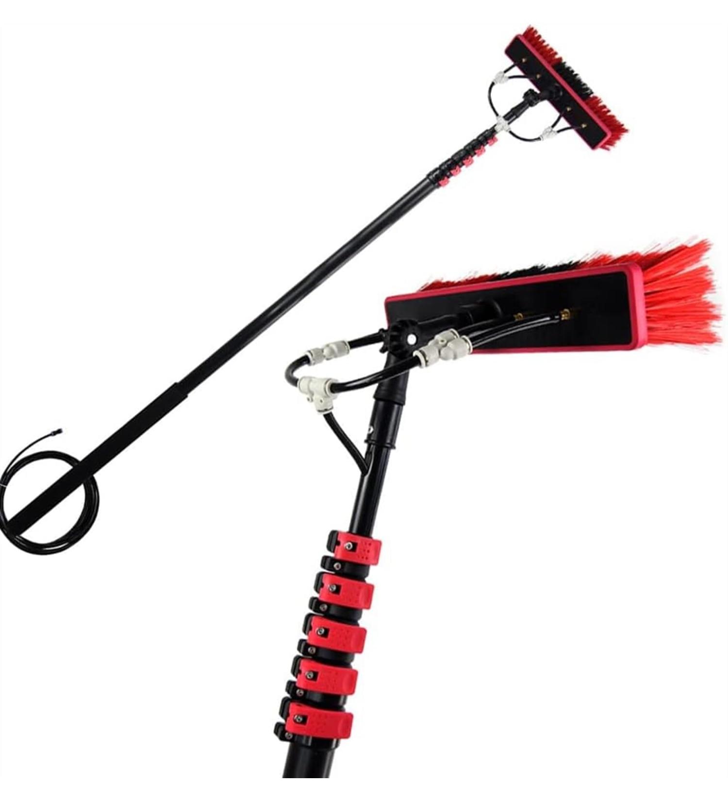 Water Fed Window Cleaning Pole Water Fed Telescopic Brush Squeegee Water/Hose Fed Pole Window Cleaning Brush Equipment (Size : 5.4m) - Buy Online on GoSupps.com