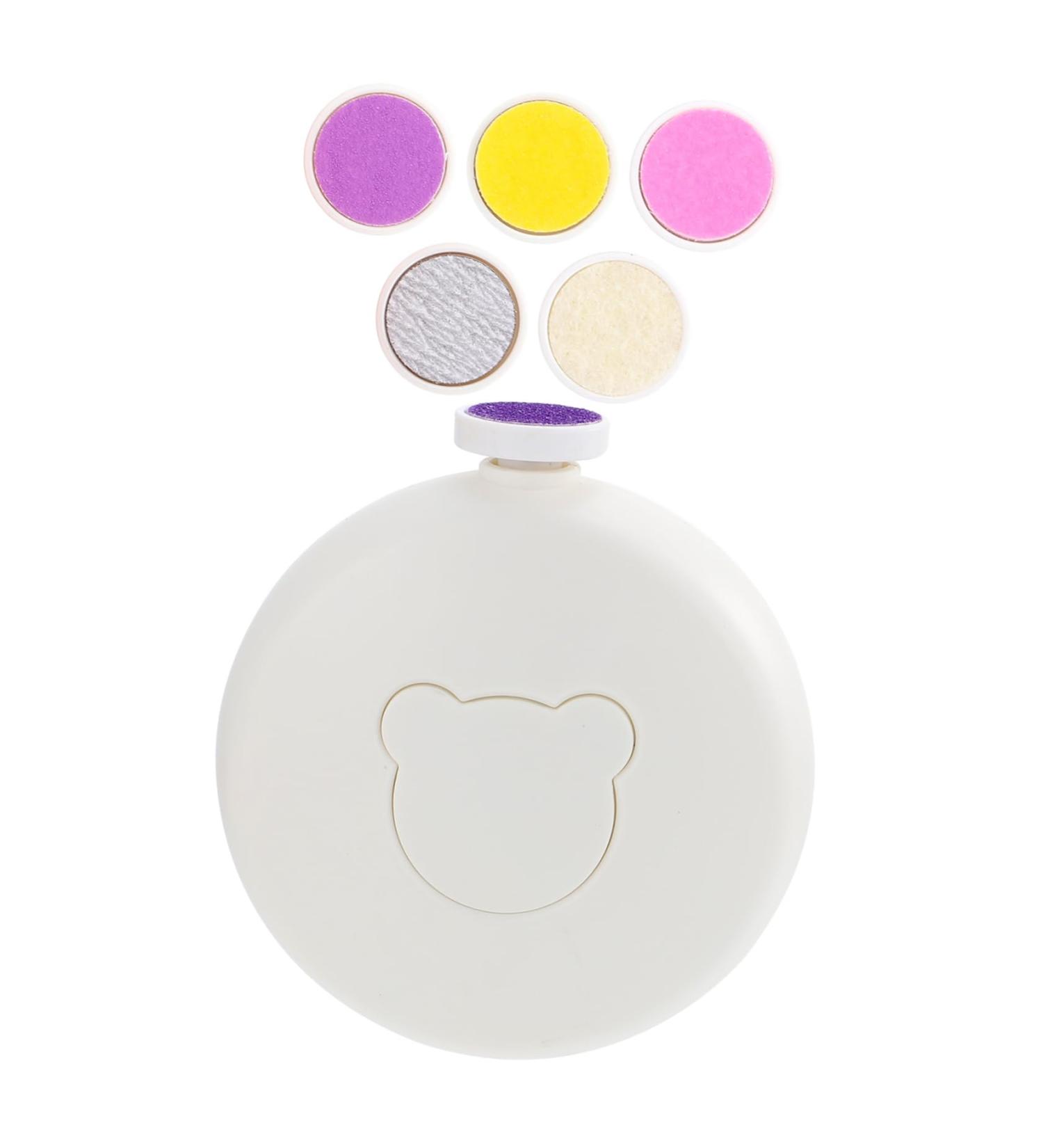 Beatifufu 1 Set Nail Pedicure Tool Safe Adults Nail Kit Electric Nail Sharpener Electric Nail Trimmer Safe Nail Trimming Tool Nail Trimmer Safe Nail Polishing Accessory 7X7X3CM White - Buy Online on GoSupps.com