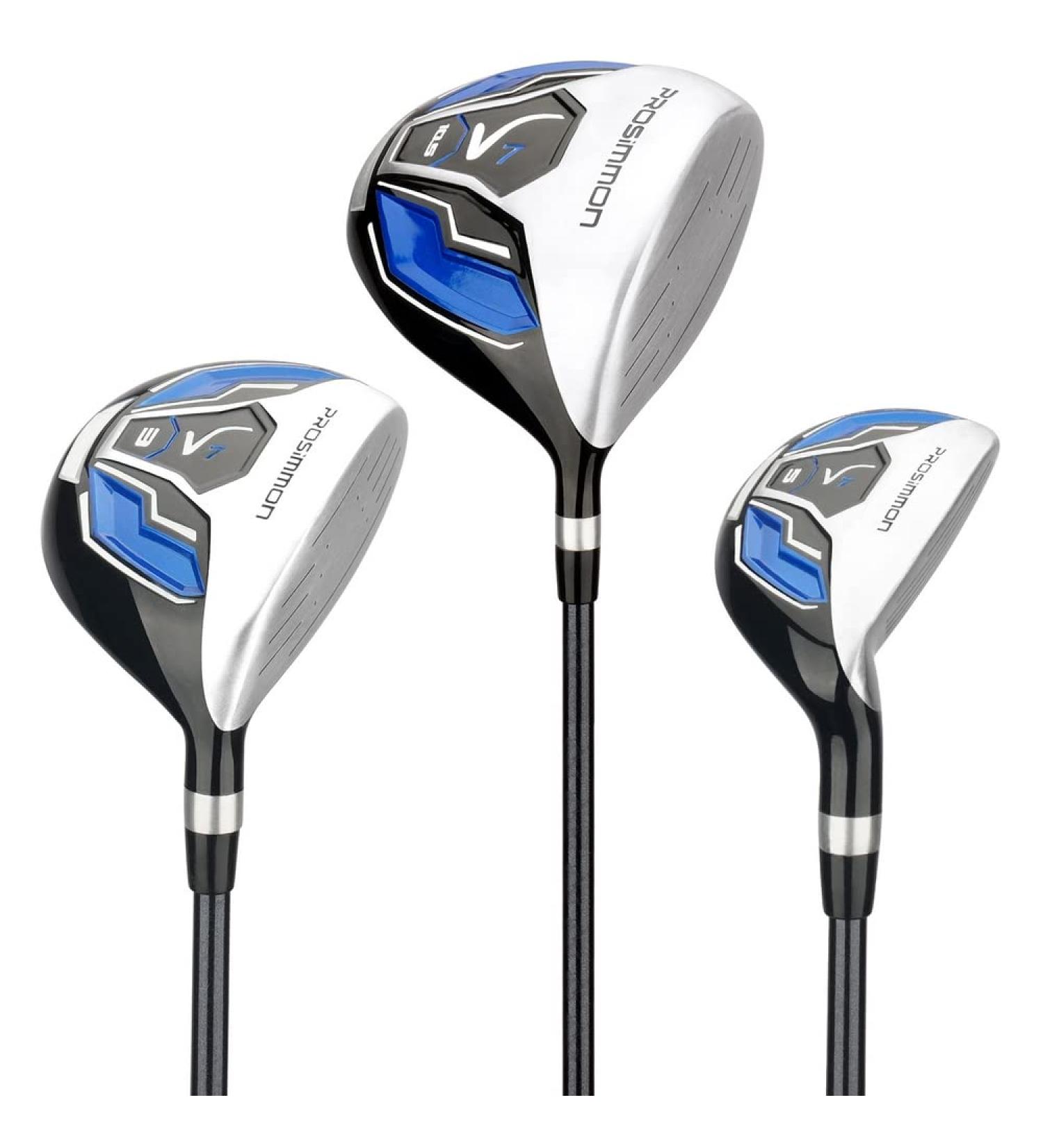 Prosimmon Golf V7 Wood Set - Driver, Fairway, Hybrid | Men's Right Hand - Buy Online on GoSupps.com