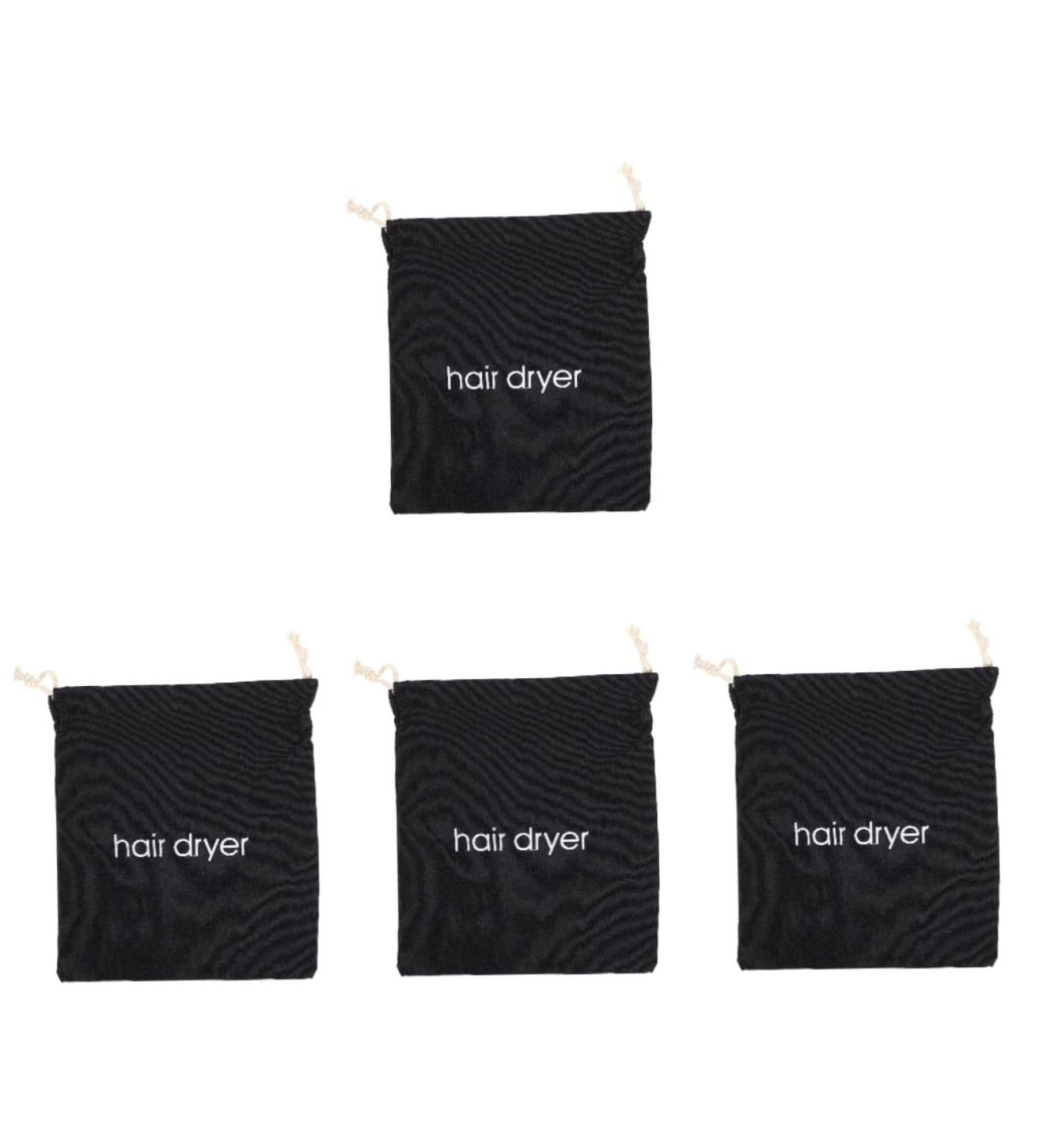 Healeved 4pcs Hair Dryer Storage Bag Hair Dryer Bag Travel Blow Dryer Pouch Travel Hair Dryer Bag Sack Fabric - Buy Online on GoSupps.com