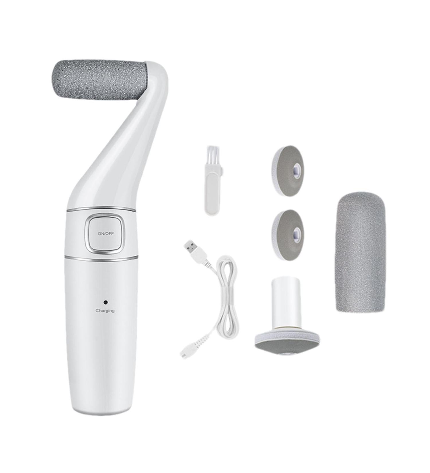 Electric Feet Callus Remover - Rechargeable Electric Foot File | Powerful Foot Scrubber File Portable Callus Remover Tool for Scrubbing Dead Skin - Buy Online on GoSupps.com