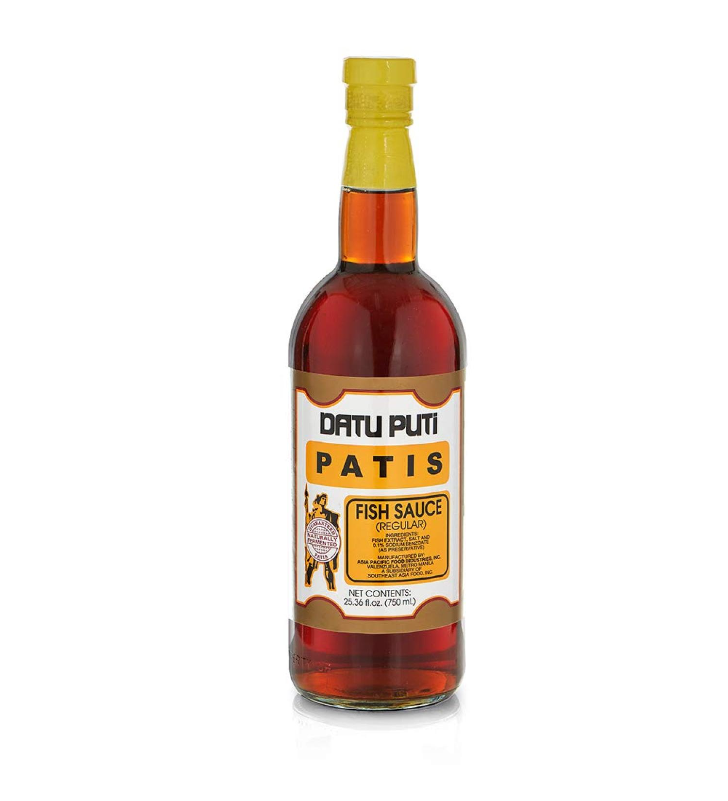 Datu Puti Patis Regular Fish Sauce (750g/25.36 fl oz) - Authentic Filipino Condiment - Buy Online on GoSupps.com