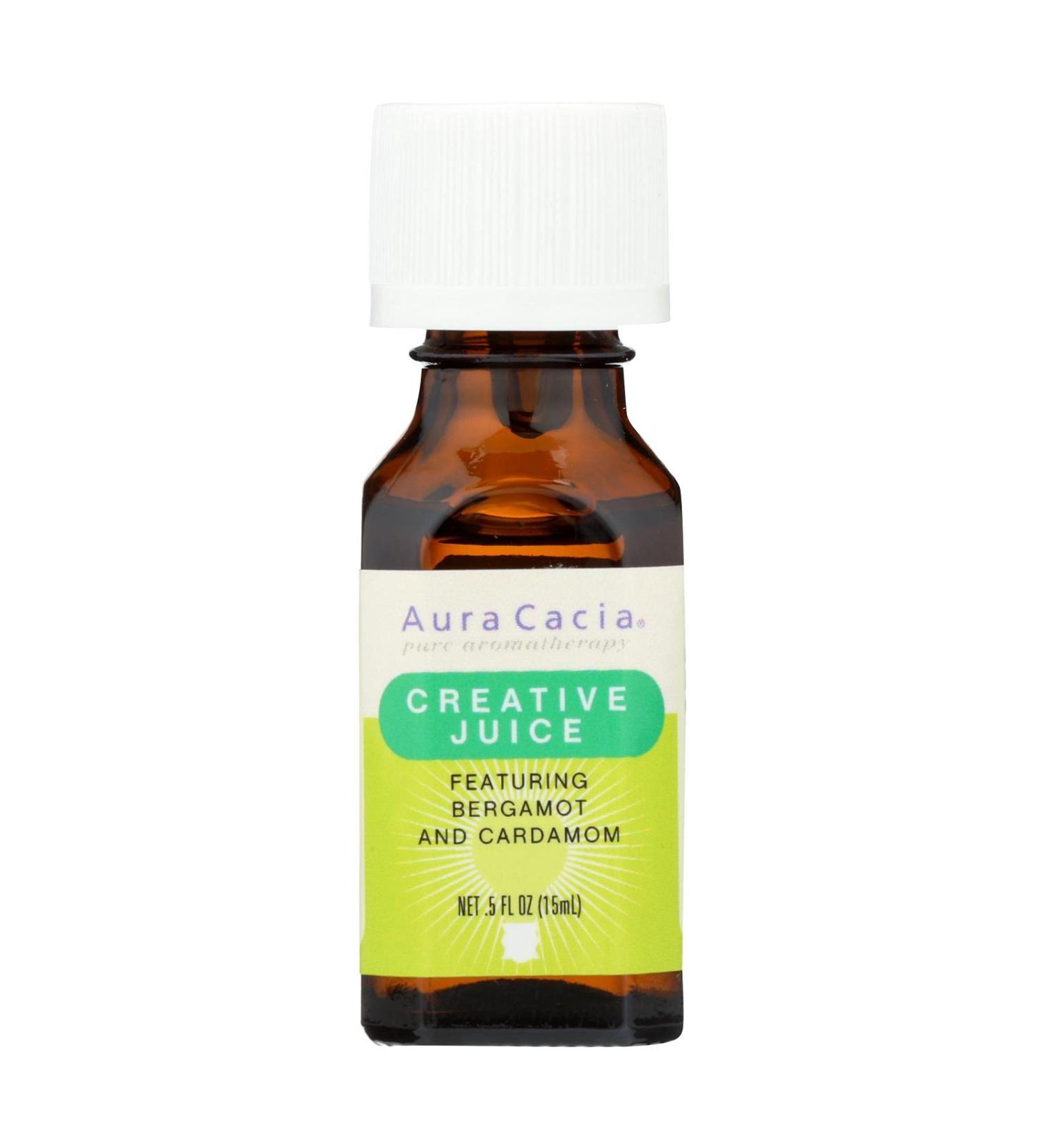 Aura Cacia Creative Juice Aromatherapy Essential Solutions 1/2 Oz. Bottle