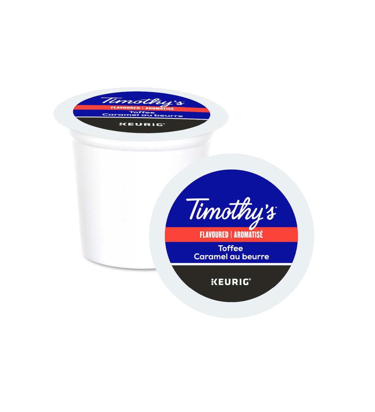 Keurig TIMOTHY'S Toffee Blend K-Cup 96 Count - Buy Online on GoSupps.com