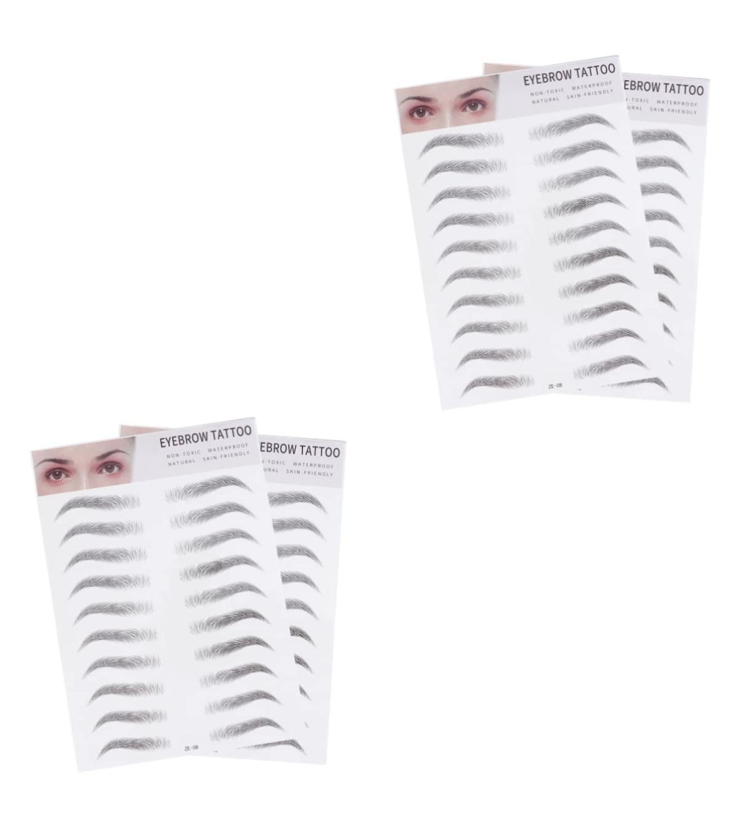 FRCOLOR 4 Pcs 3d Stickers Makeup Kit Natural Brow Tool 6d The Lazy Water Proof - Buy Online on GoSupps.com