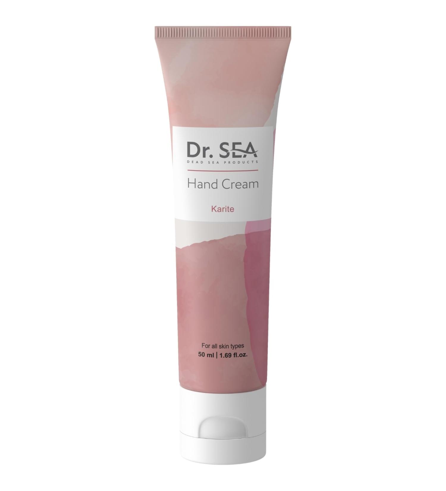 Doctor Sea Cosmetics LTD DR SEA Nourishing Hand Cream with Shea Butter & Precious Oils Hydrates Repairs & Protects Strengthens the Nails & Softens the Skin 50ml - Buy Online on GoSupps.com
