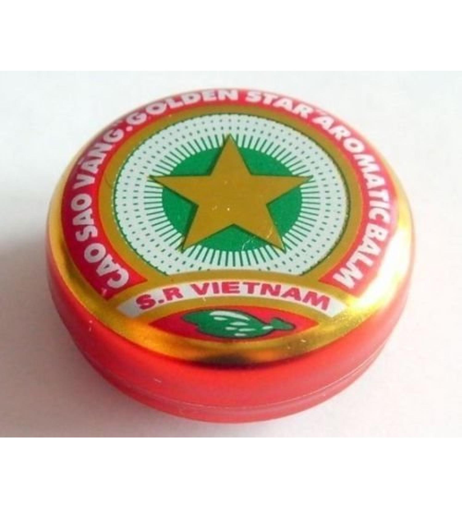 3g Golden Star Balm - Cao Sao Vang (Only From Vietnam) for Couchsurfing by CENTERPHARCO