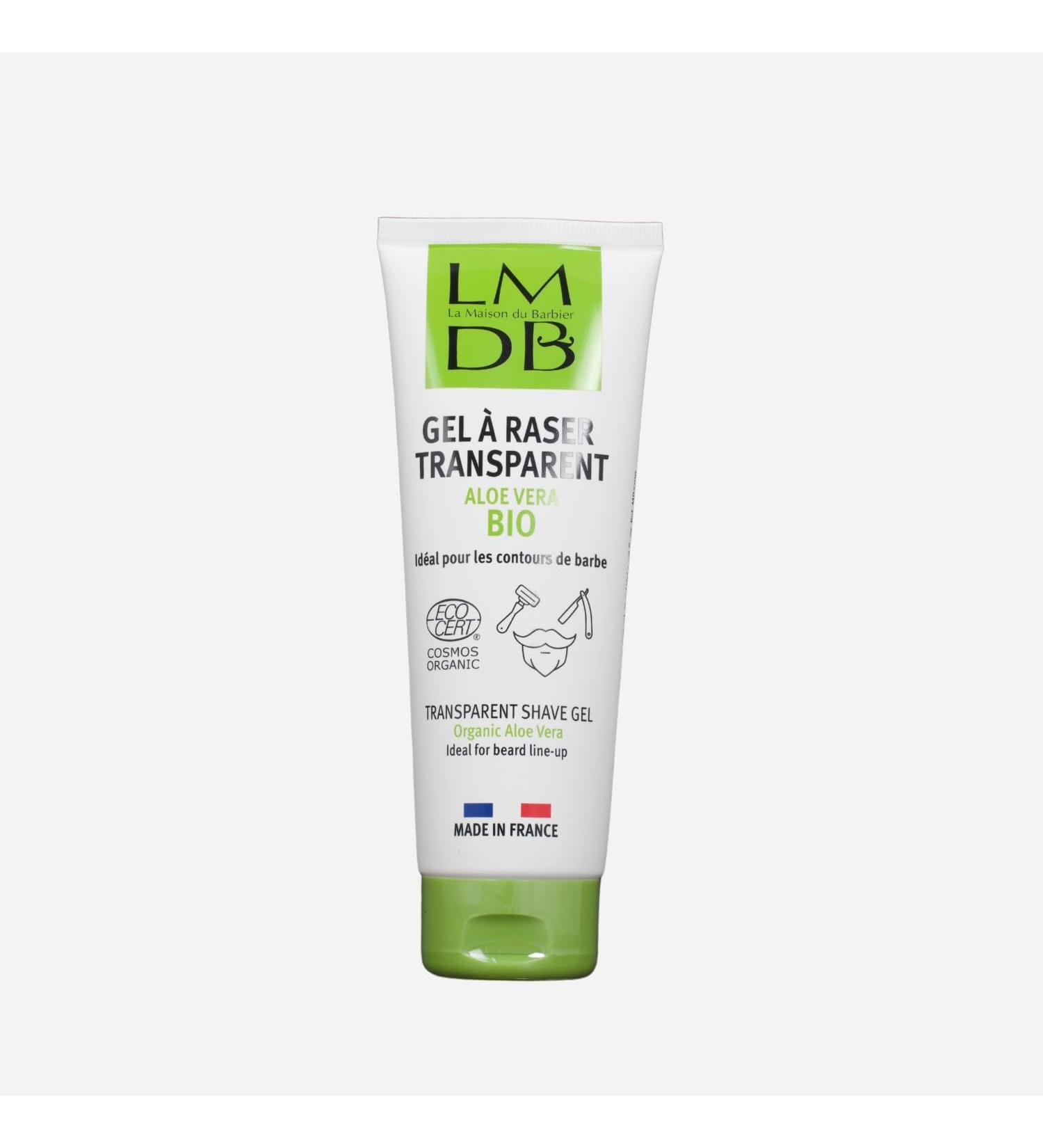 Gel Raser Bio - Cr me de Rasage Ecocert 99 3% d Ingr dients d Origine Naturelle 37 5% Issus de l Agriculture Biologique - Fabrication Fran aise - 130 gr