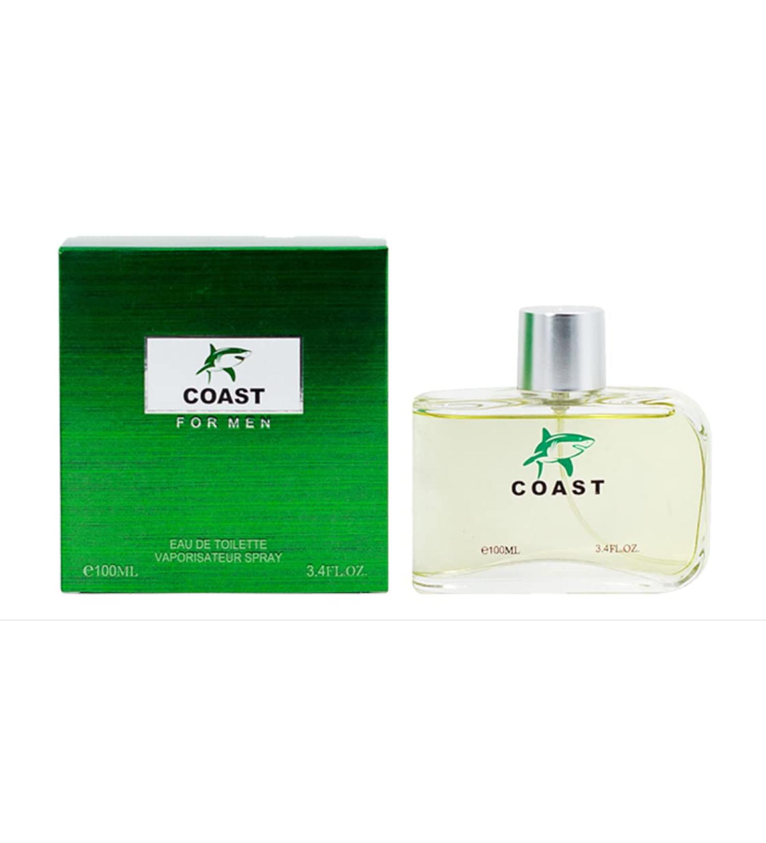 Coast Green Cologne for Men 3.4oz/100ml (Our Impression of Coste Blanc Green) Eau de Toilette Natural Spray - Buy Online on GoSupps.com